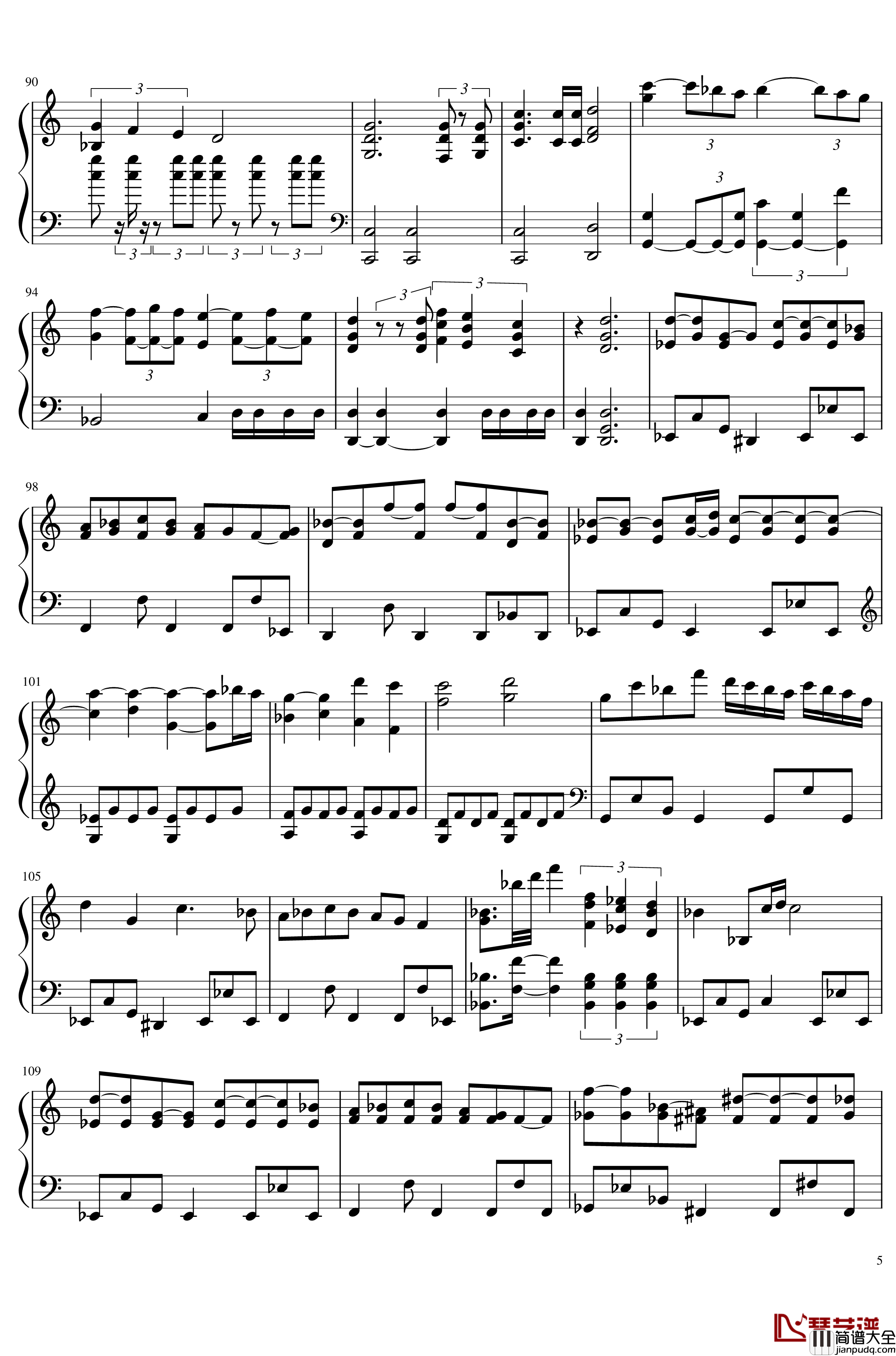 飞龙的反击钢琴谱_大越香里