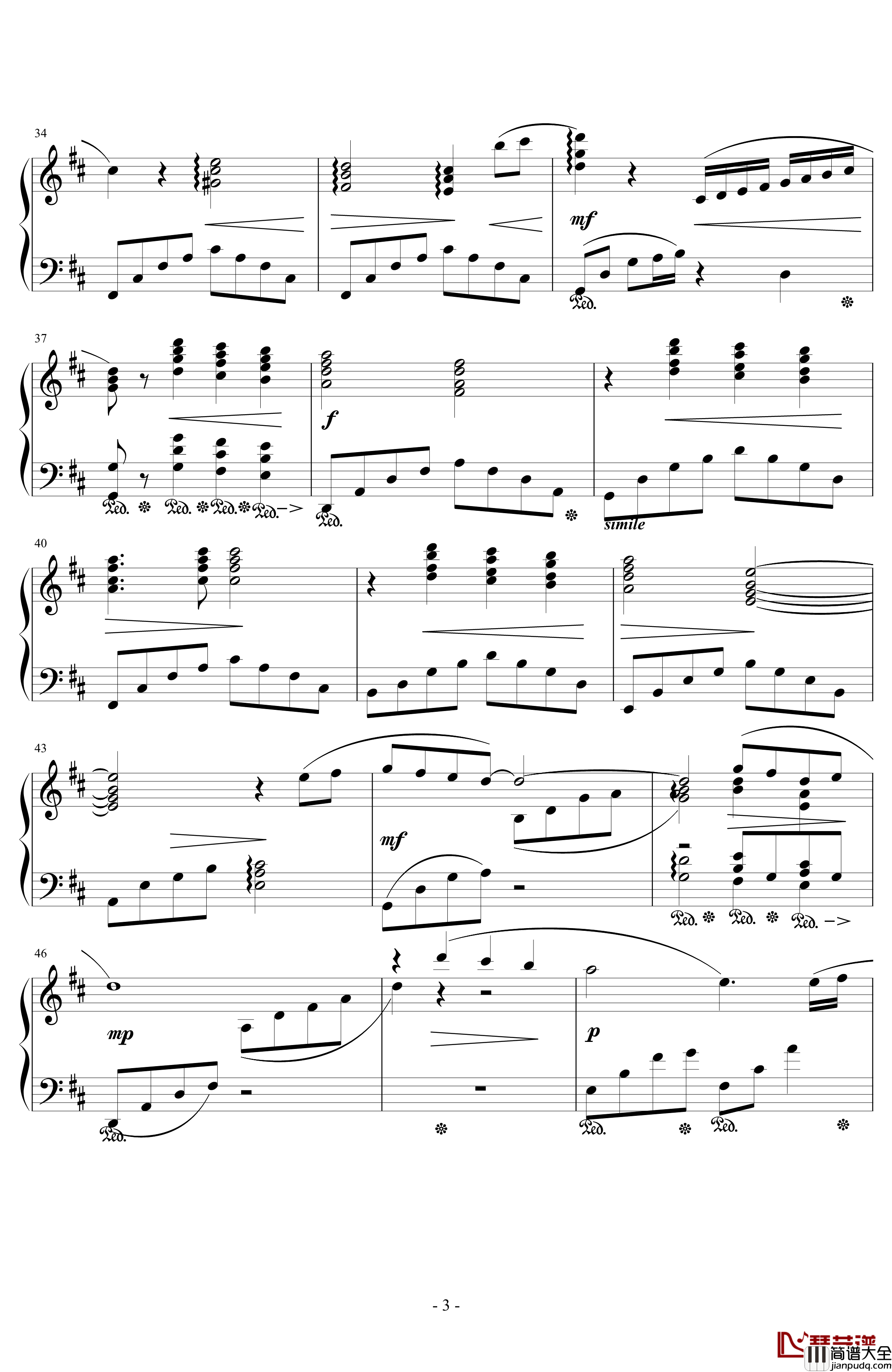 Aerith's_Theme钢琴谱_浜口史郎