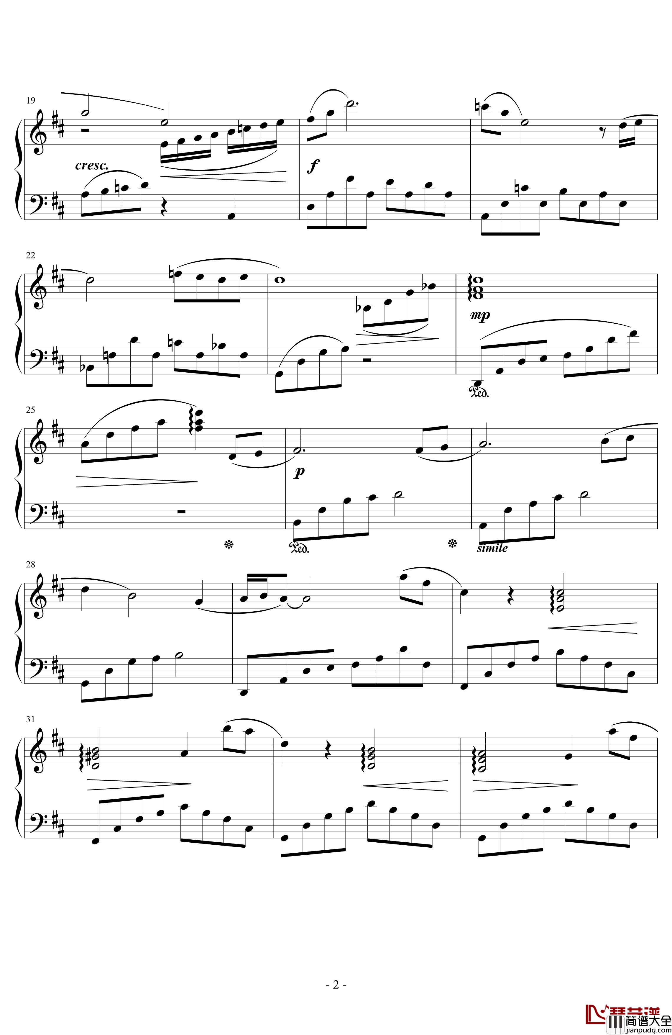 Aerith's_Theme钢琴谱_浜口史郎