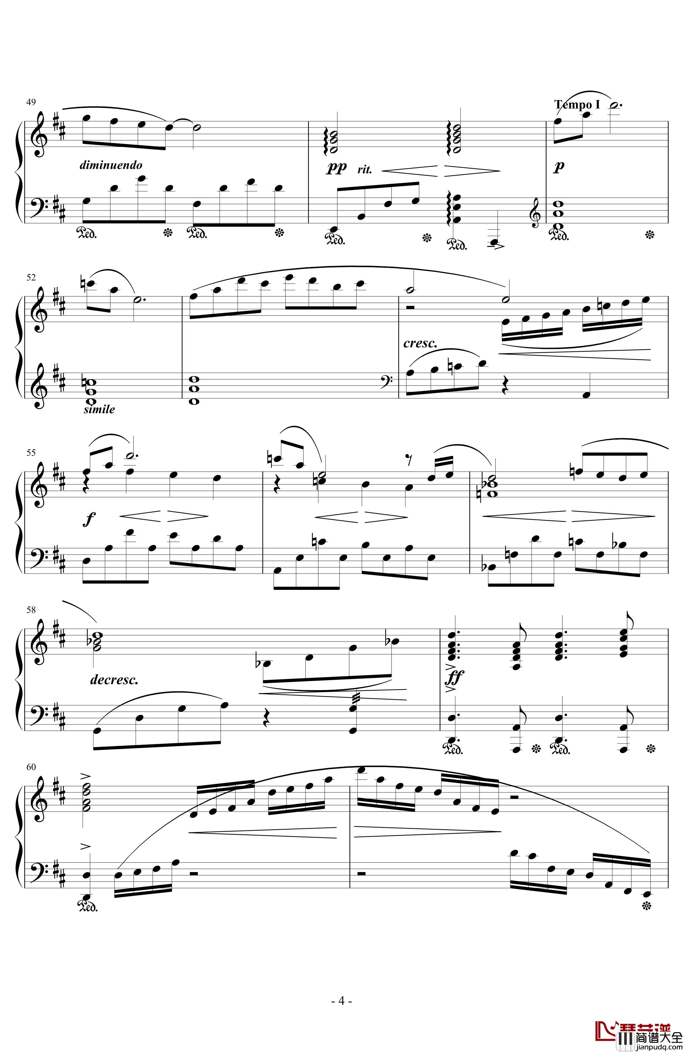 Aerith's_Theme钢琴谱_浜口史郎