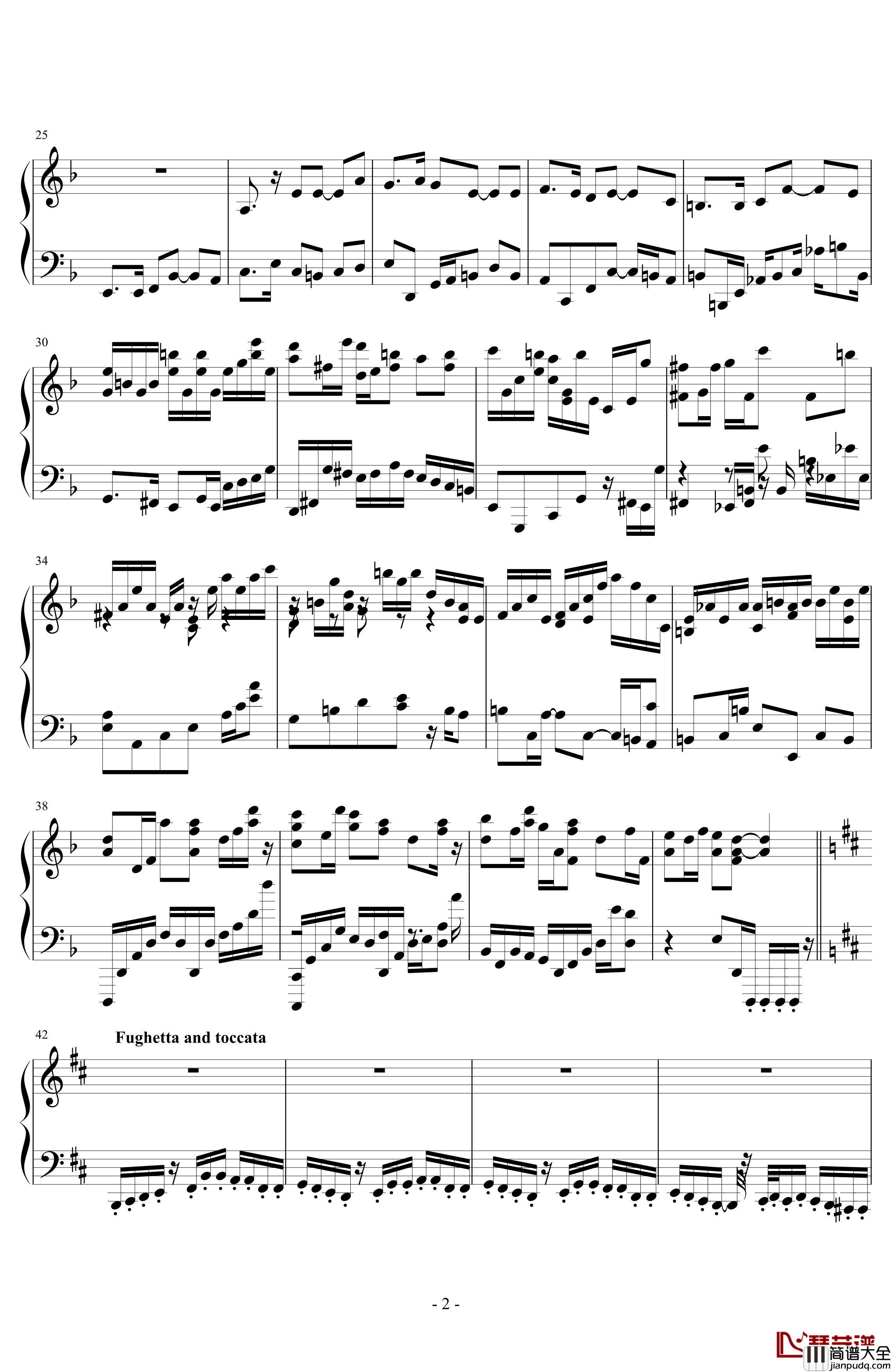 満天单曲组曲钢琴谱_复调_梶浦由记