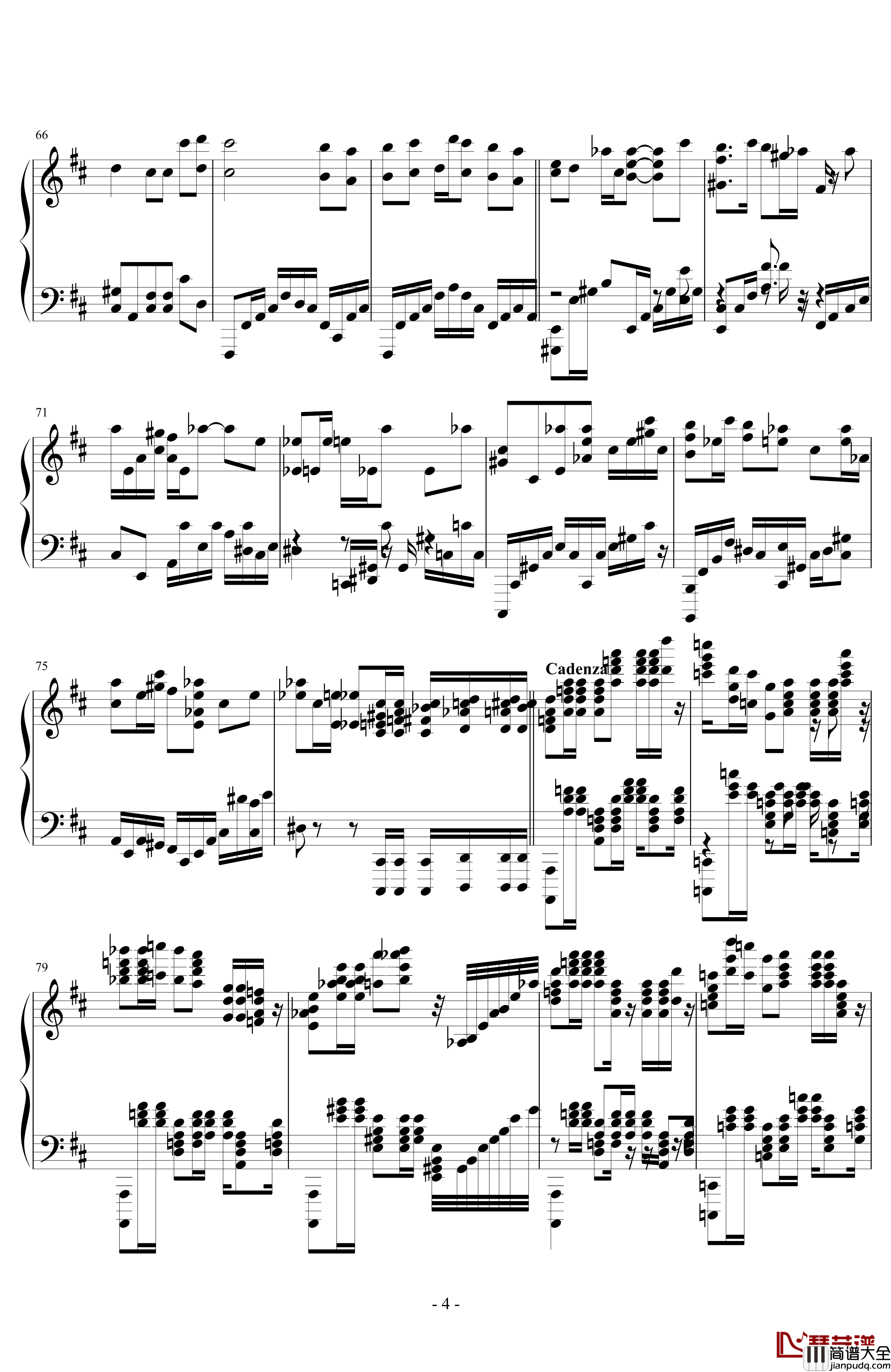 満天单曲组曲钢琴谱_复调_梶浦由记