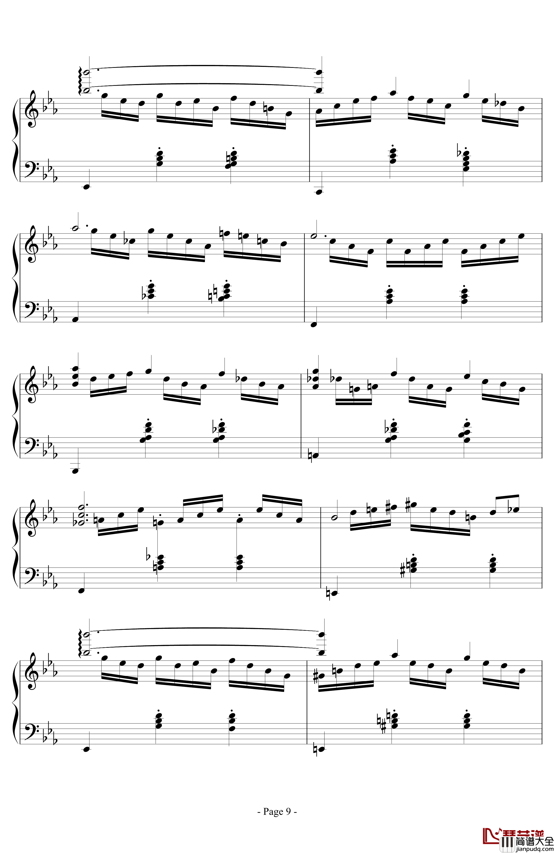 消遣钢琴谱_lujianxiang555