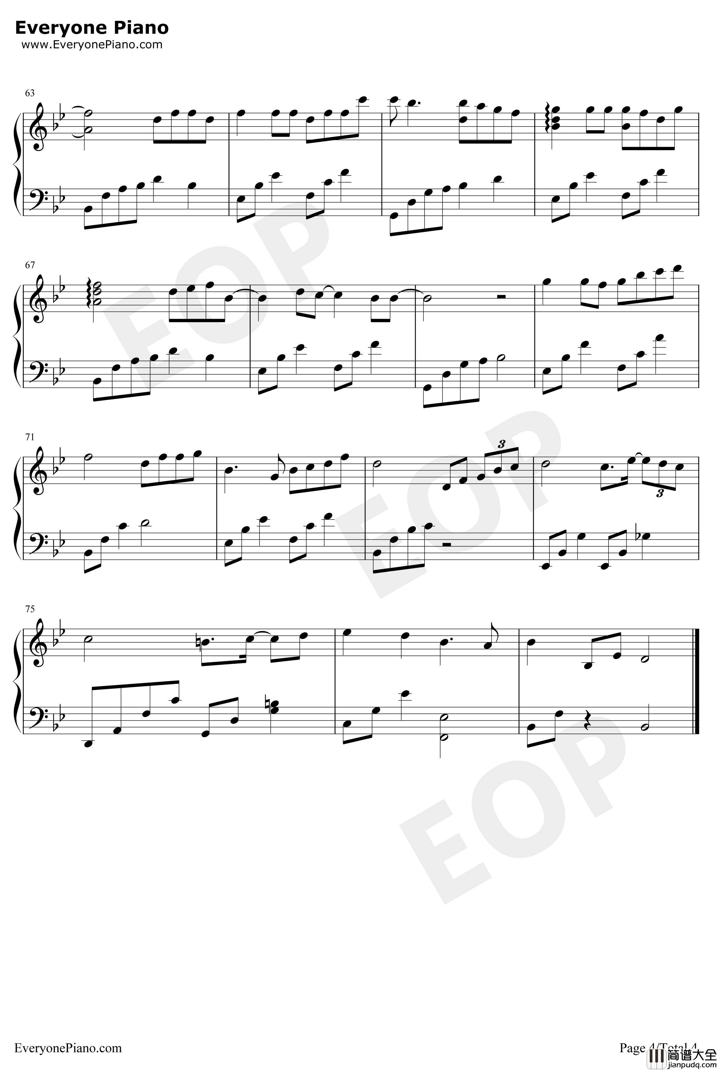 虹之间钢琴谱_金贵晟_完美钢琴版