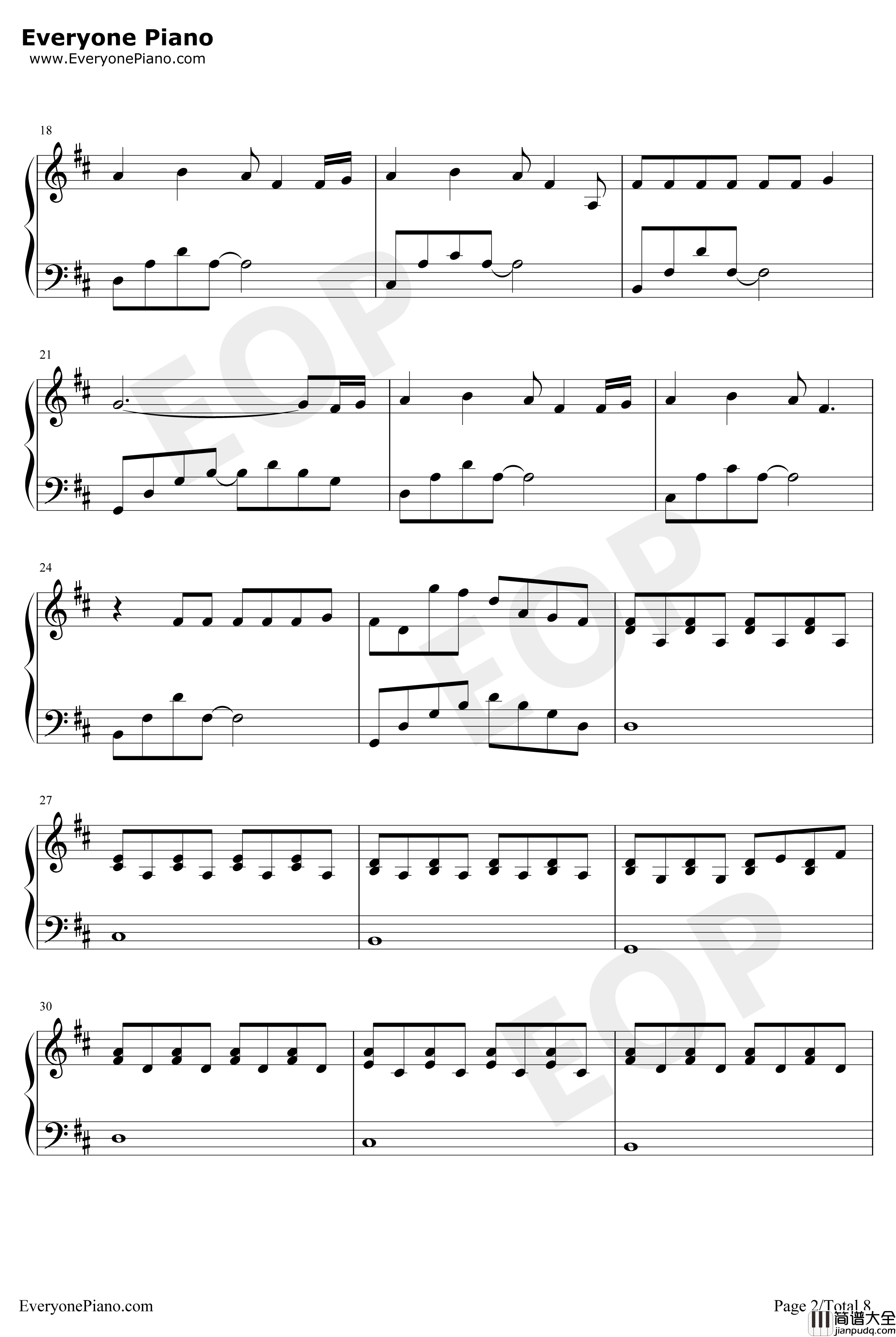 Because_of_You钢琴谱_ThePianoGuys