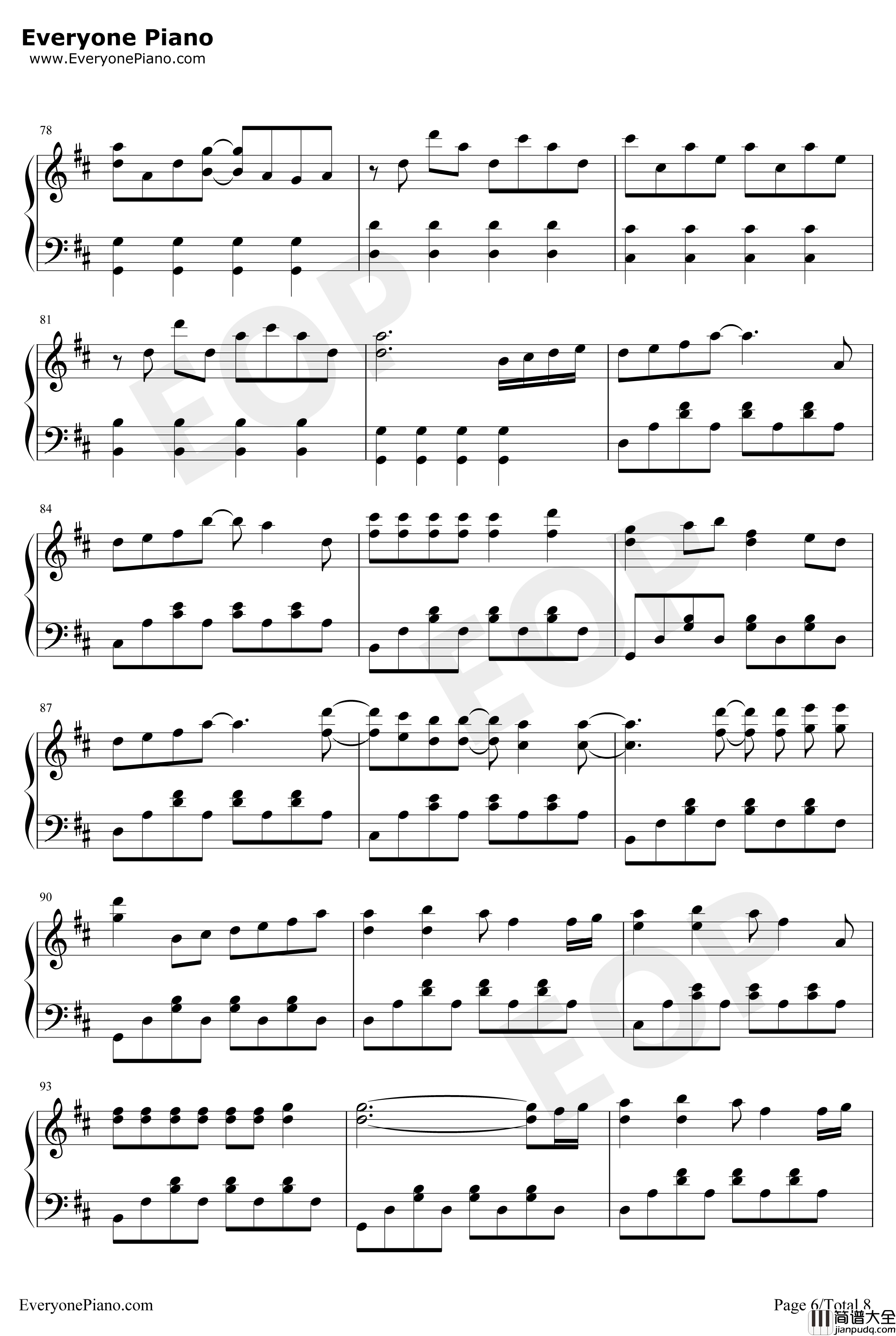 Because_of_You钢琴谱_ThePianoGuys