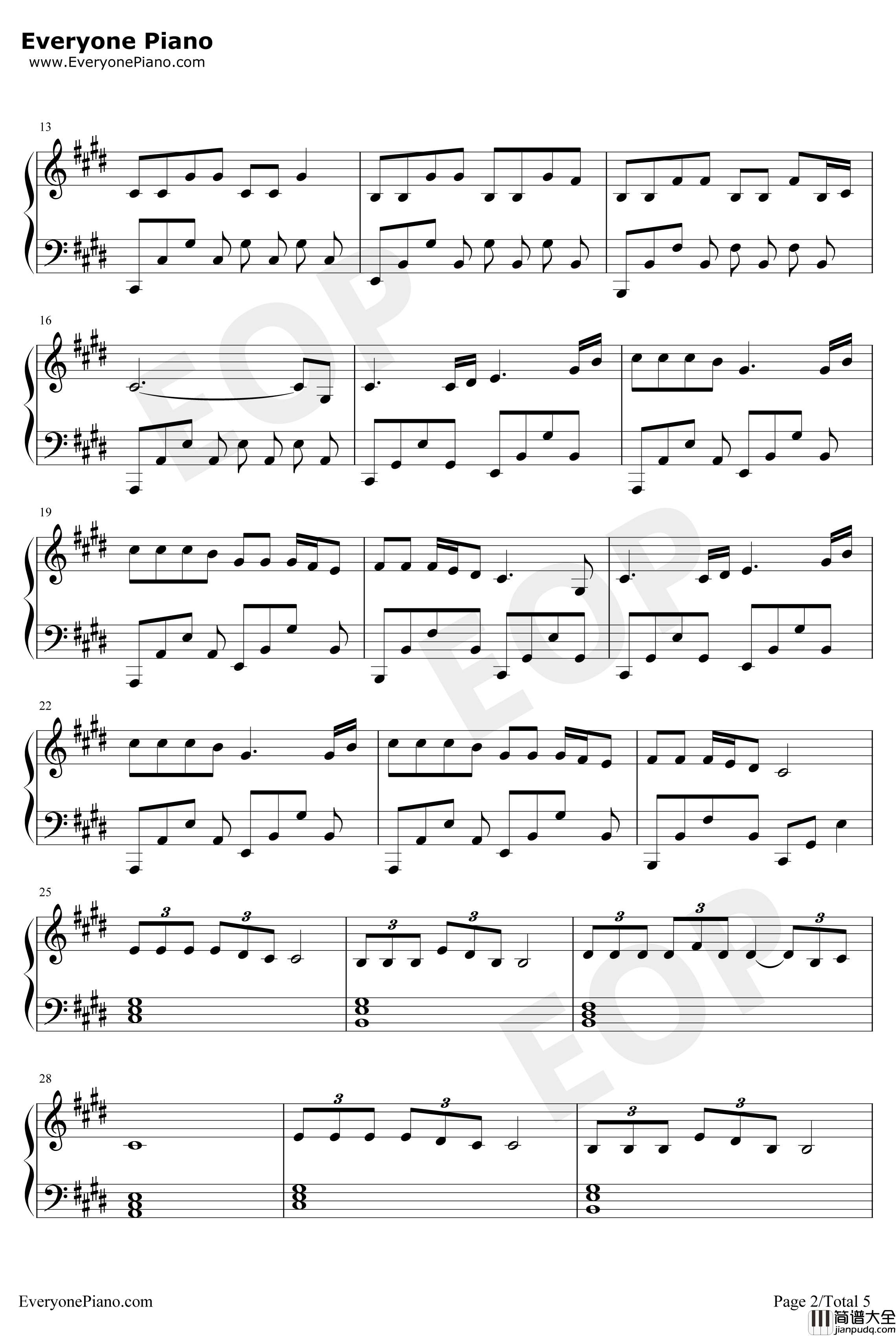 Lost_Control钢琴谱_Alan_Walker_Sorana