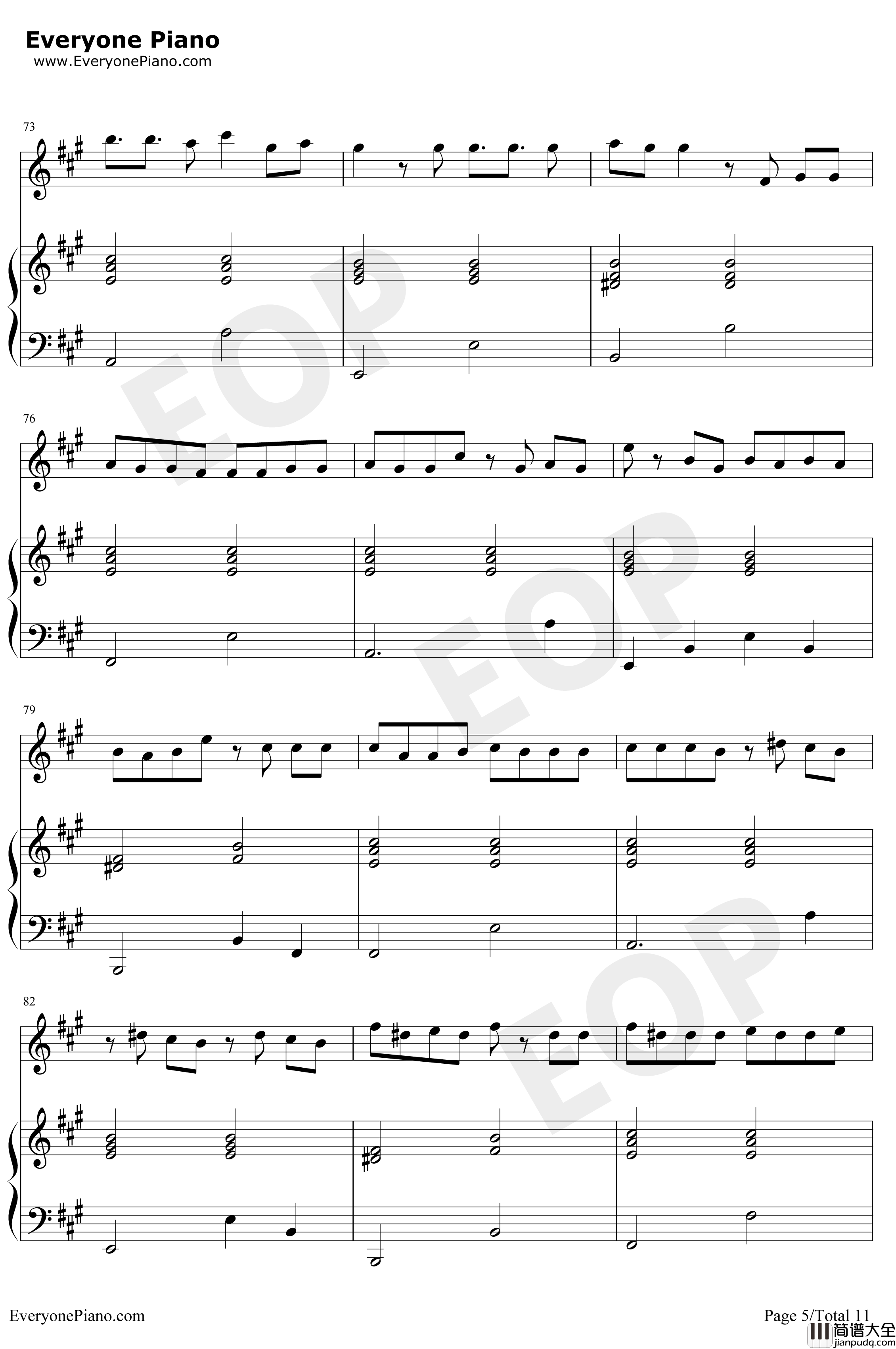 异类钢琴谱_华晨宇