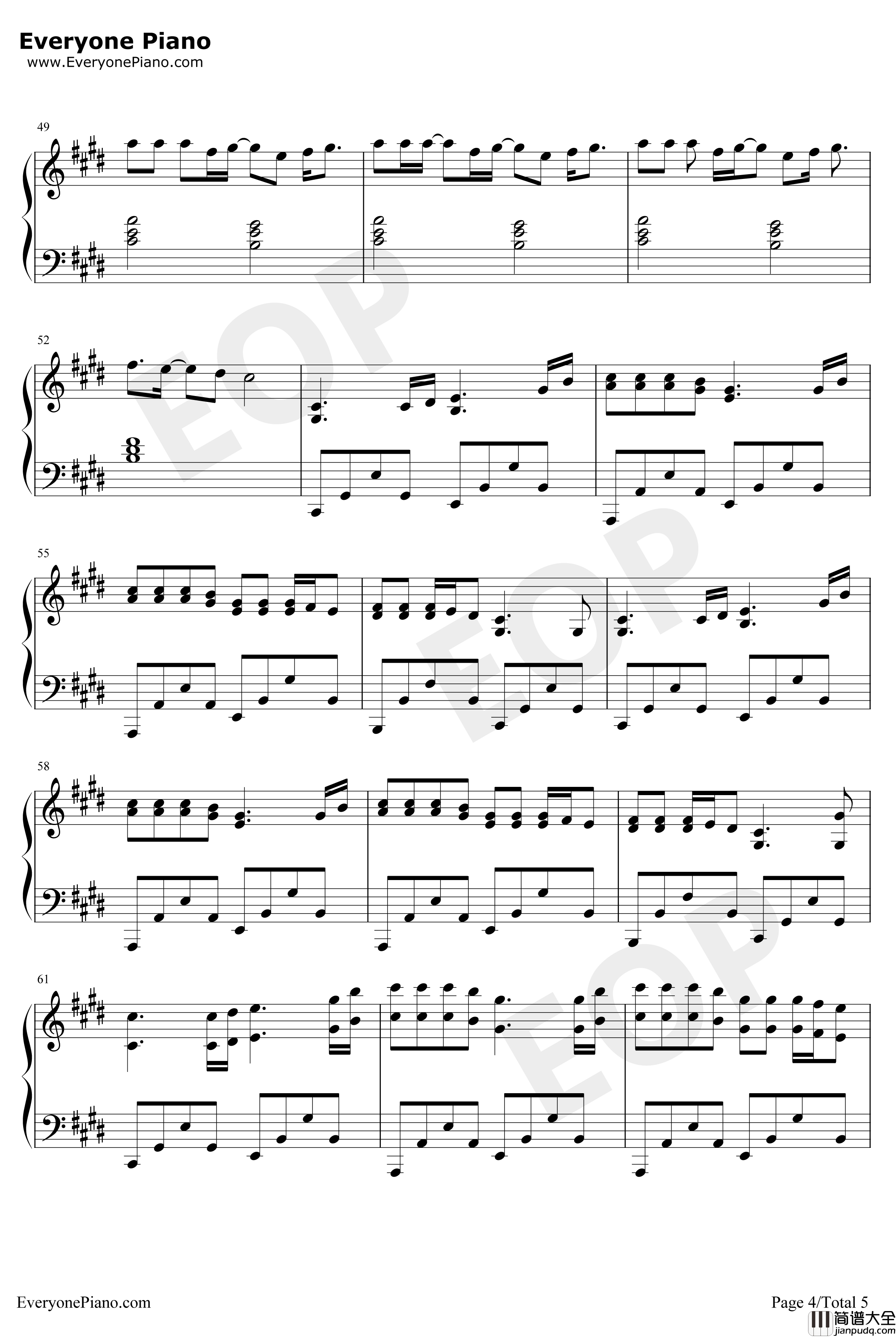 Lost_Control钢琴谱_Alan_Walker_Sorana