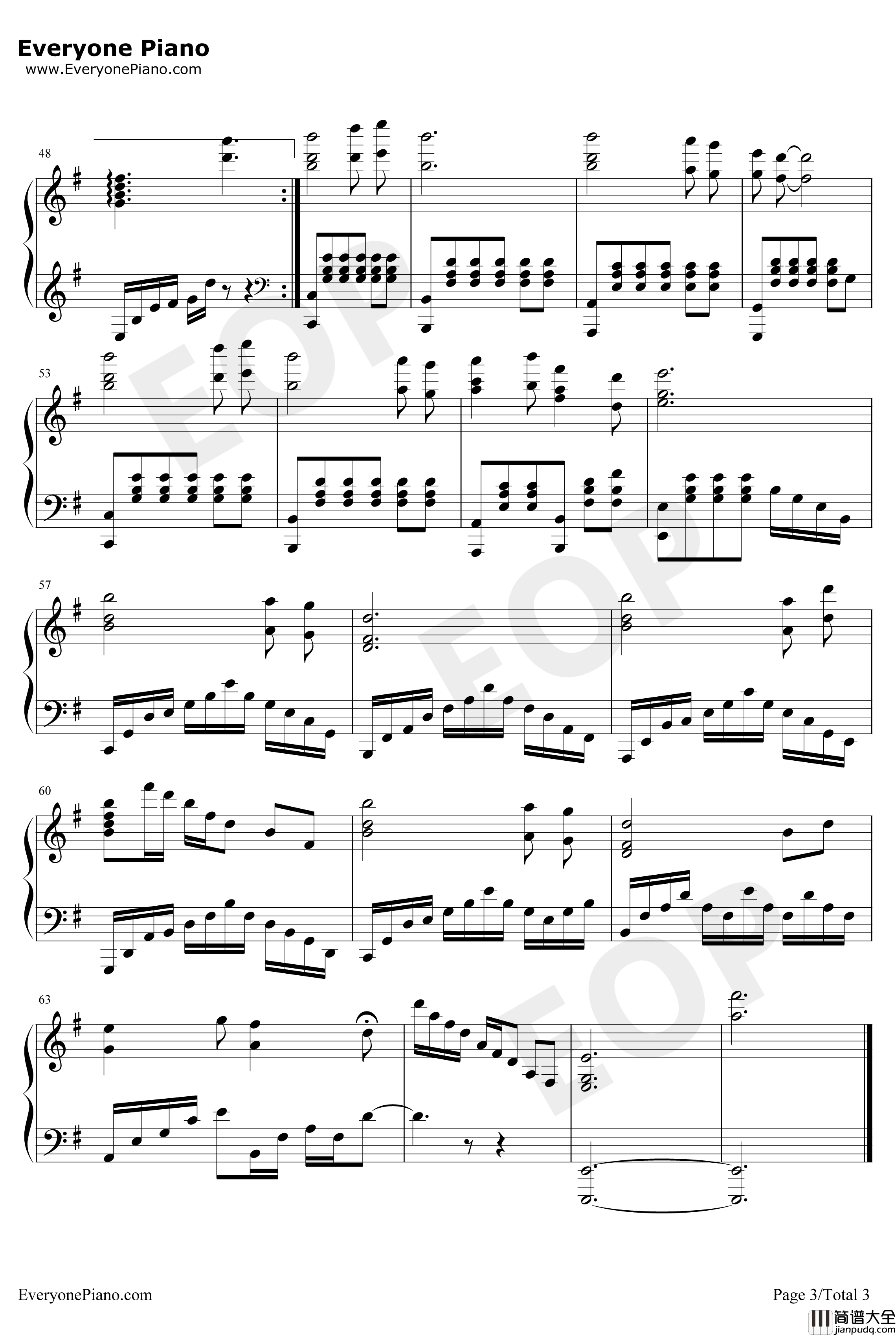 落梅笺钢琴谱_银临_剑网3同人歌曲