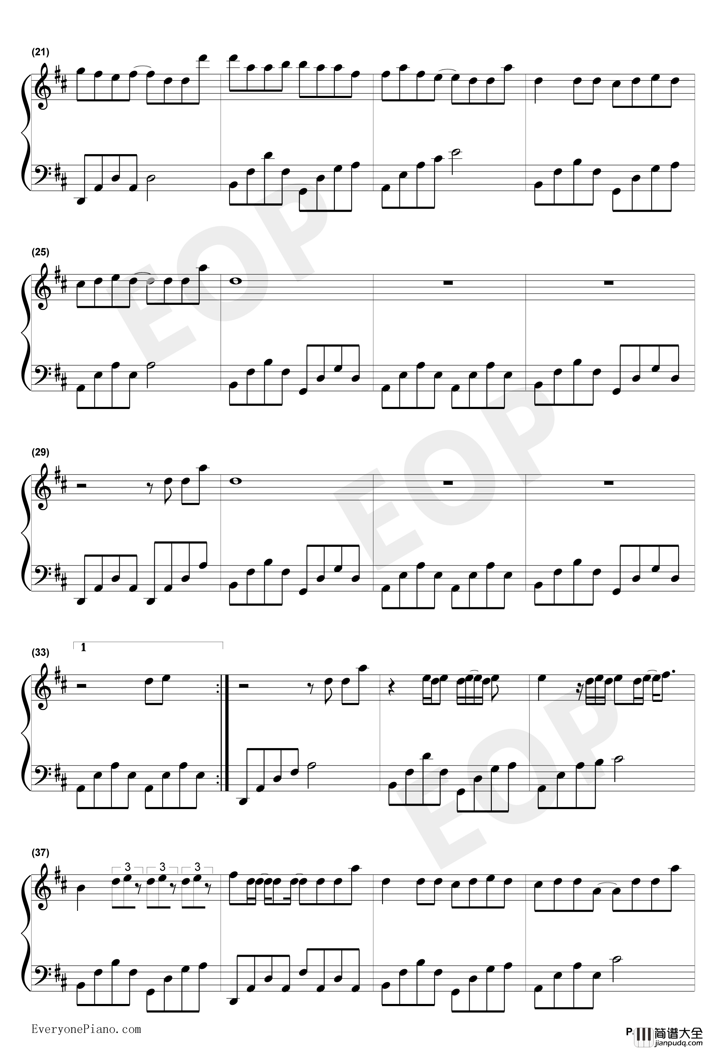 失眠飞行钢琴谱_沈以诚薛明媛_我想和你一起闯进森林潜入海底_抖音热歌