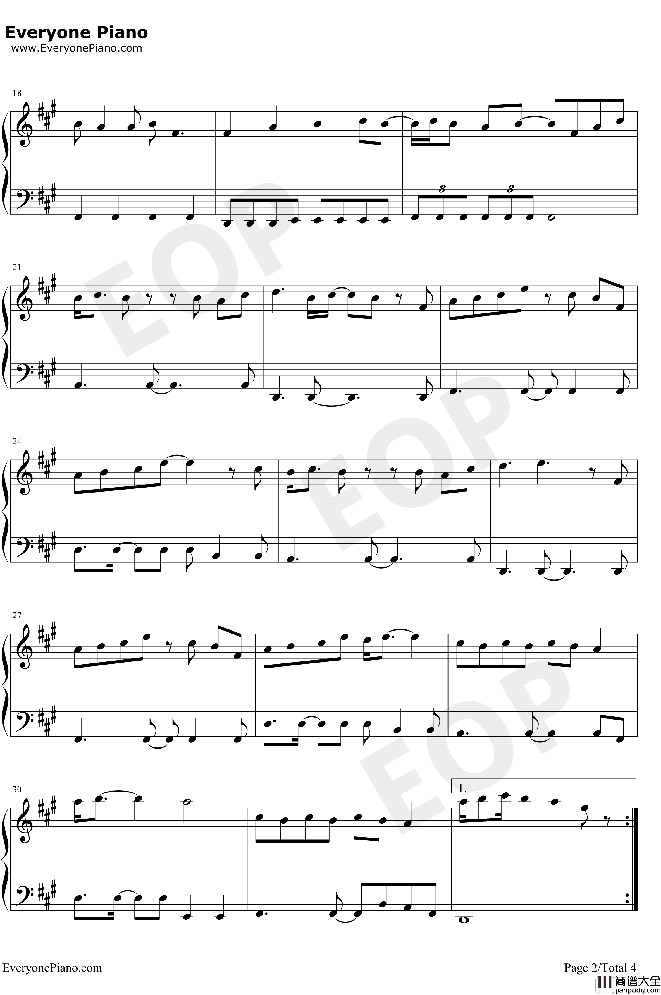 Joy钢琴谱_Bastille