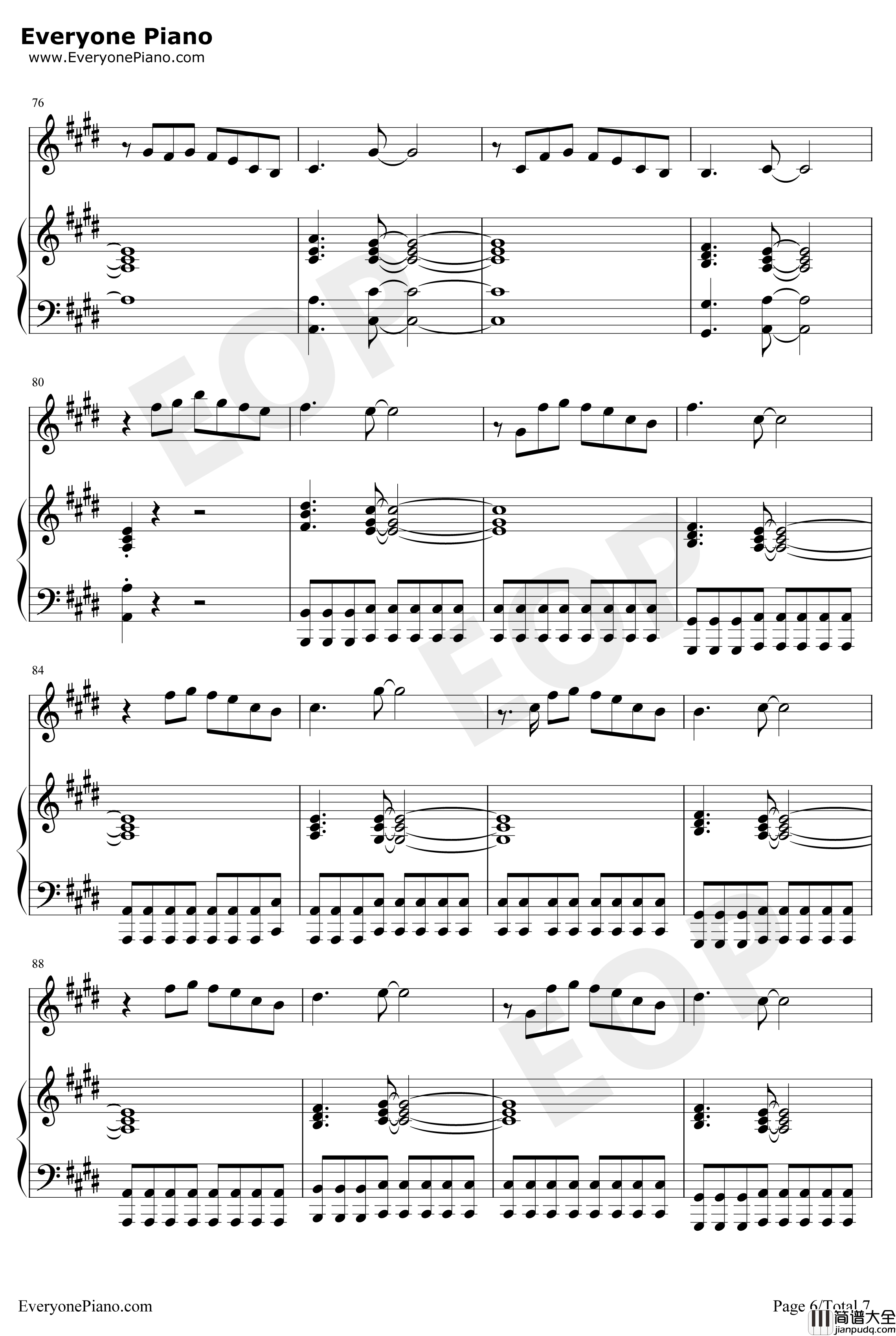 Bruises钢琴谱_Lewis_Capaldi