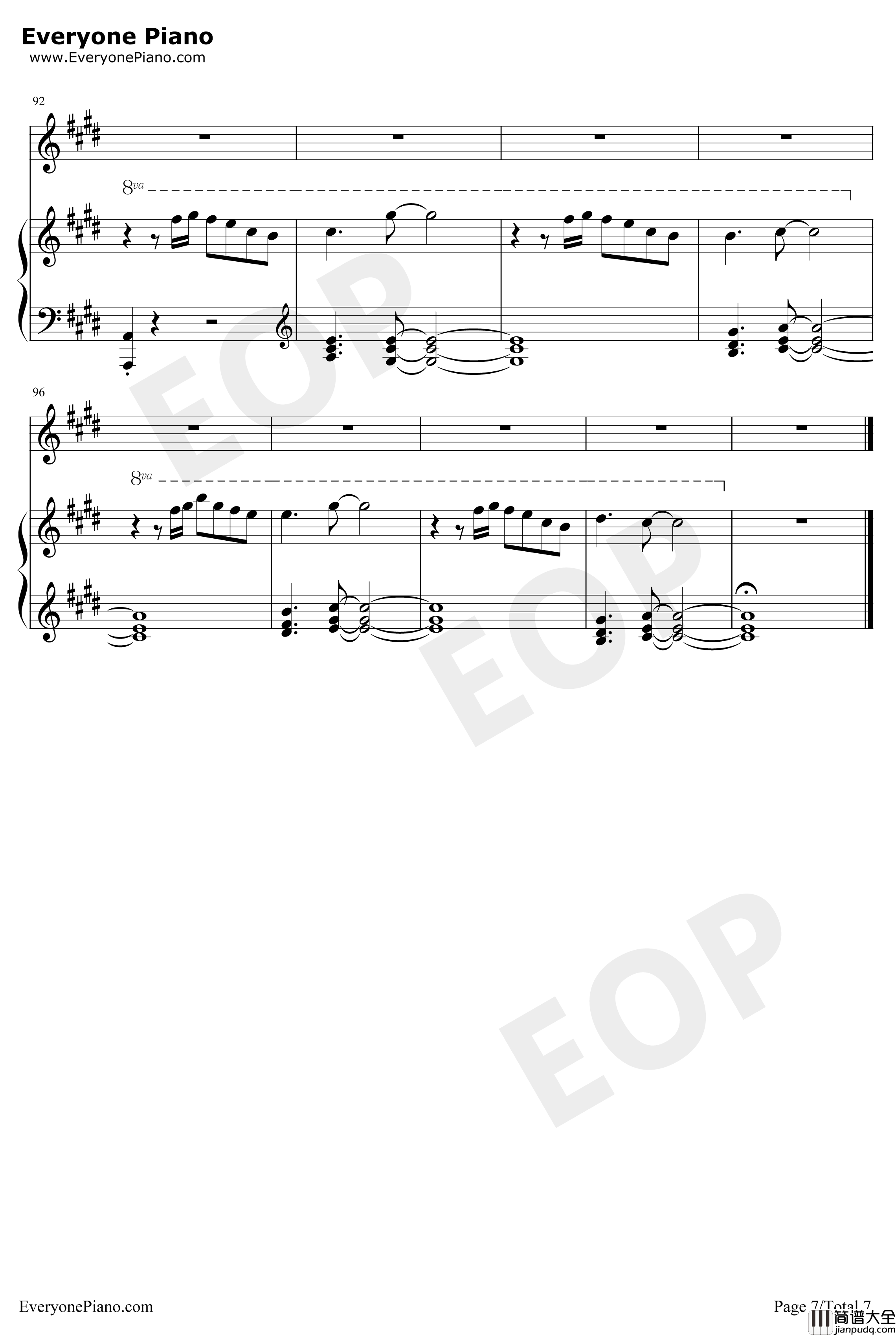 Bruises钢琴谱_Lewis_Capaldi