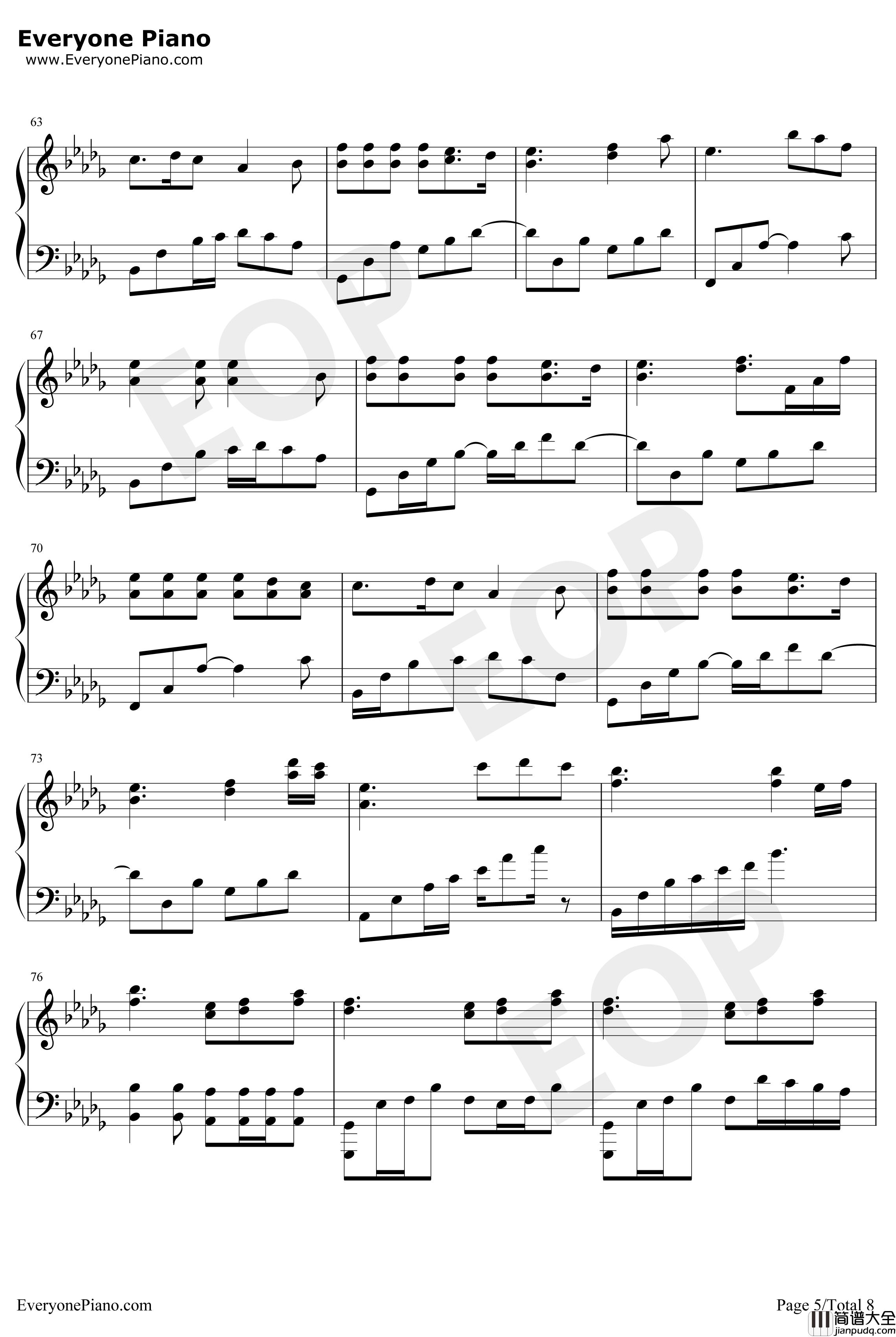 锦鲤抄钢琴谱_银临云の泣_原版