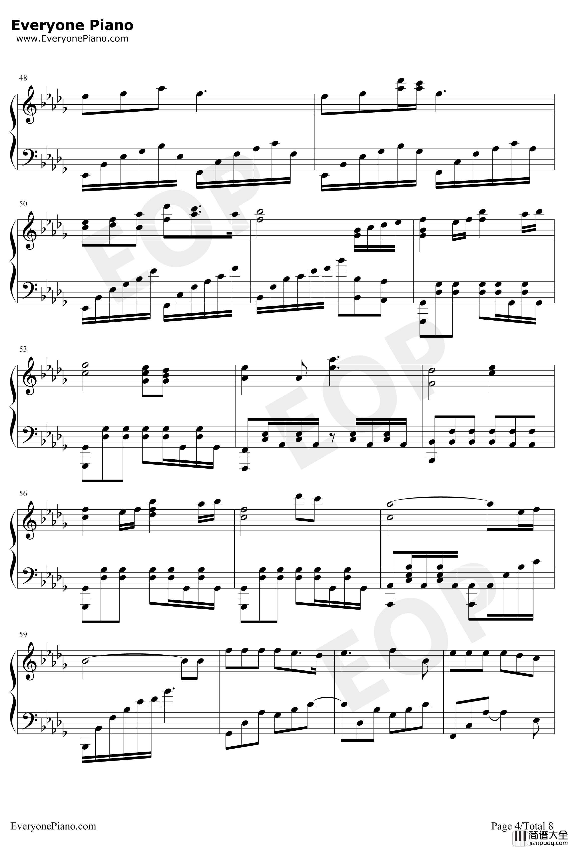 锦鲤抄钢琴谱_银临云の泣_原版