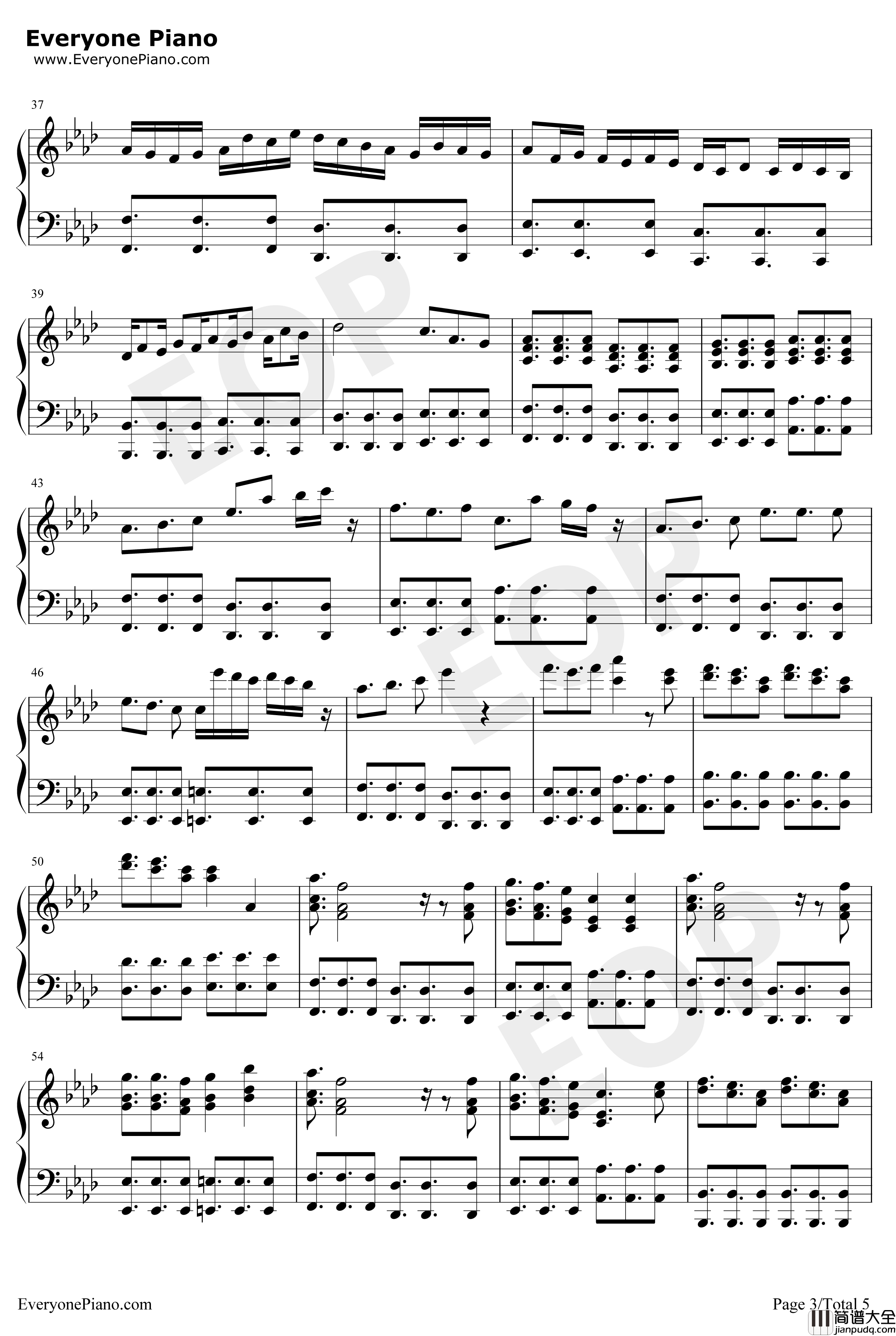 Tough_Love钢琴谱_Avicii