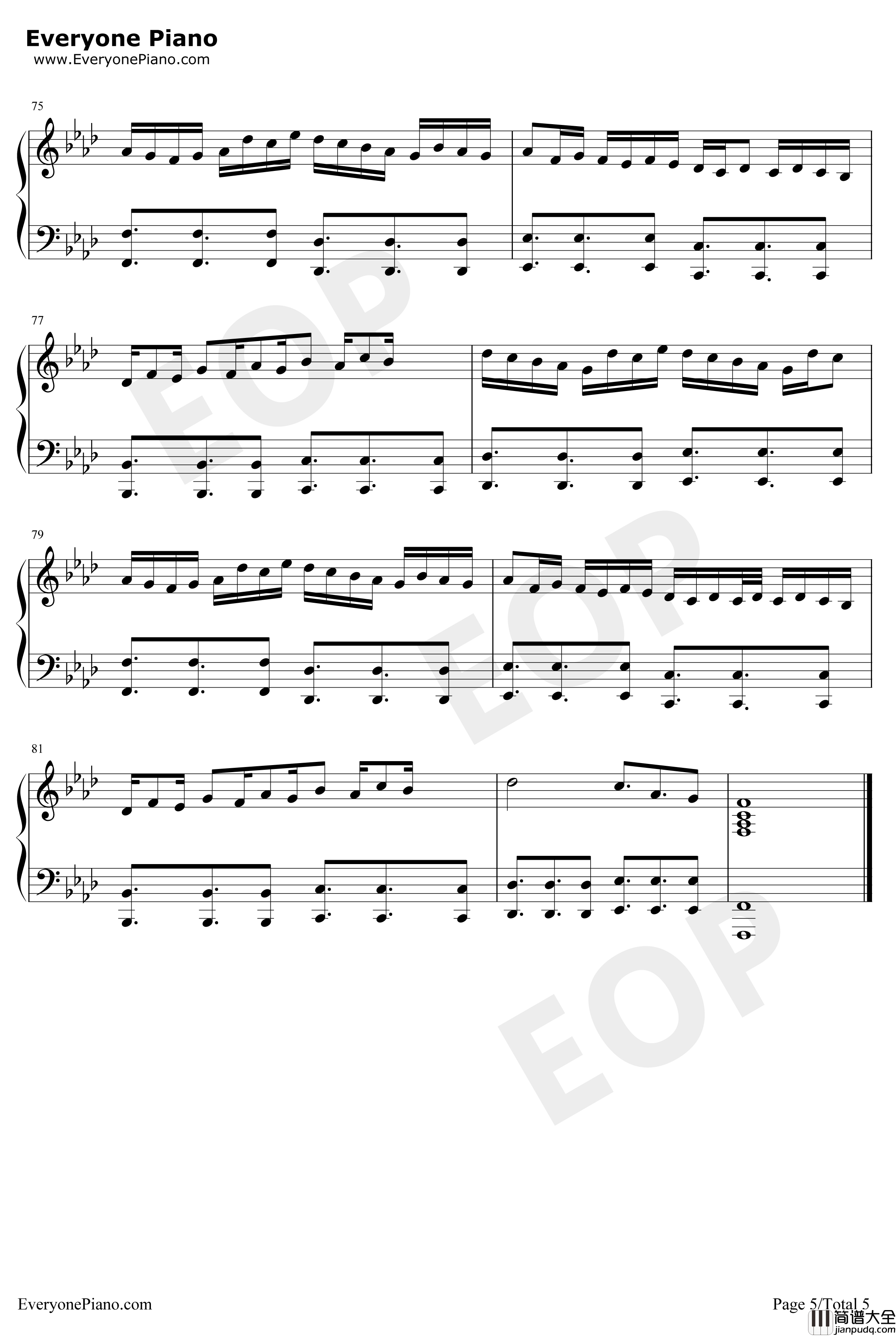 Tough_Love钢琴谱_Avicii