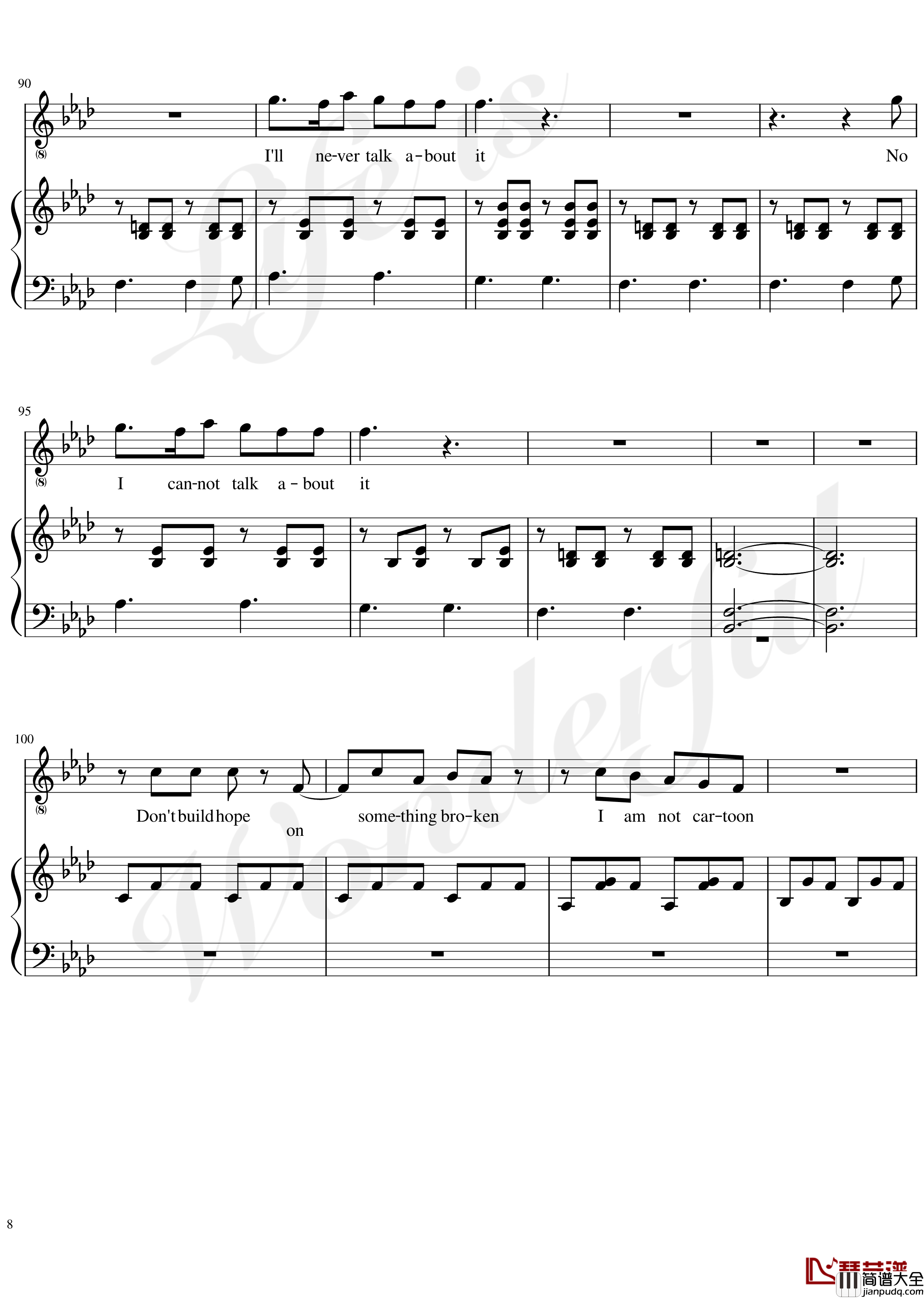 Burned_out钢琴谱_Dodie_Clark