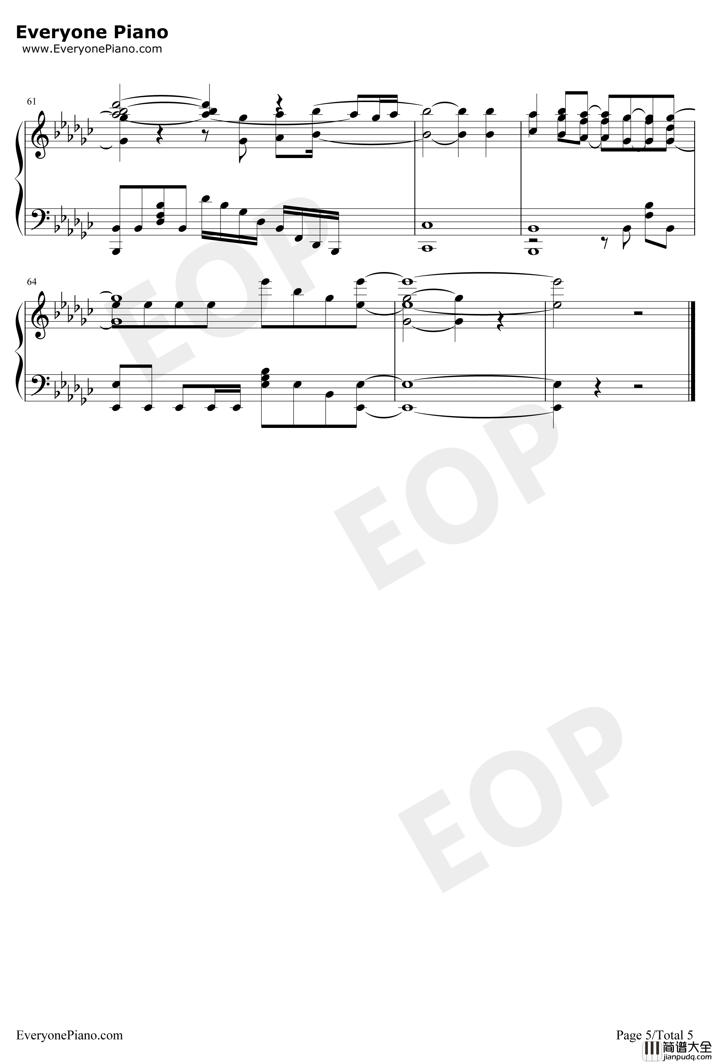 Day_to_Story钢琴谱_佐土原香织_约会大作战第二季ED