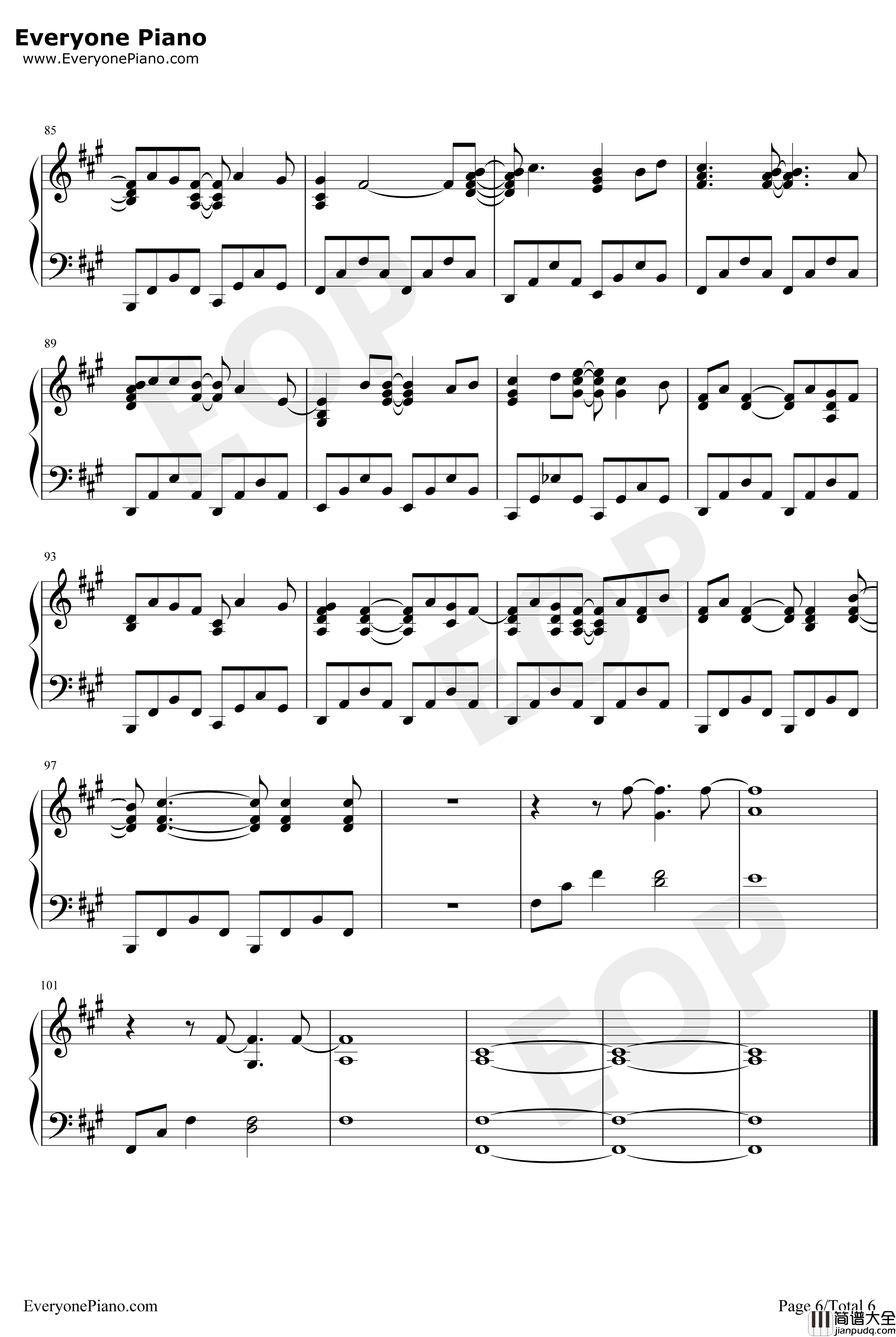 Speechless钢琴谱_AlanMenken_阿拉丁原声音乐