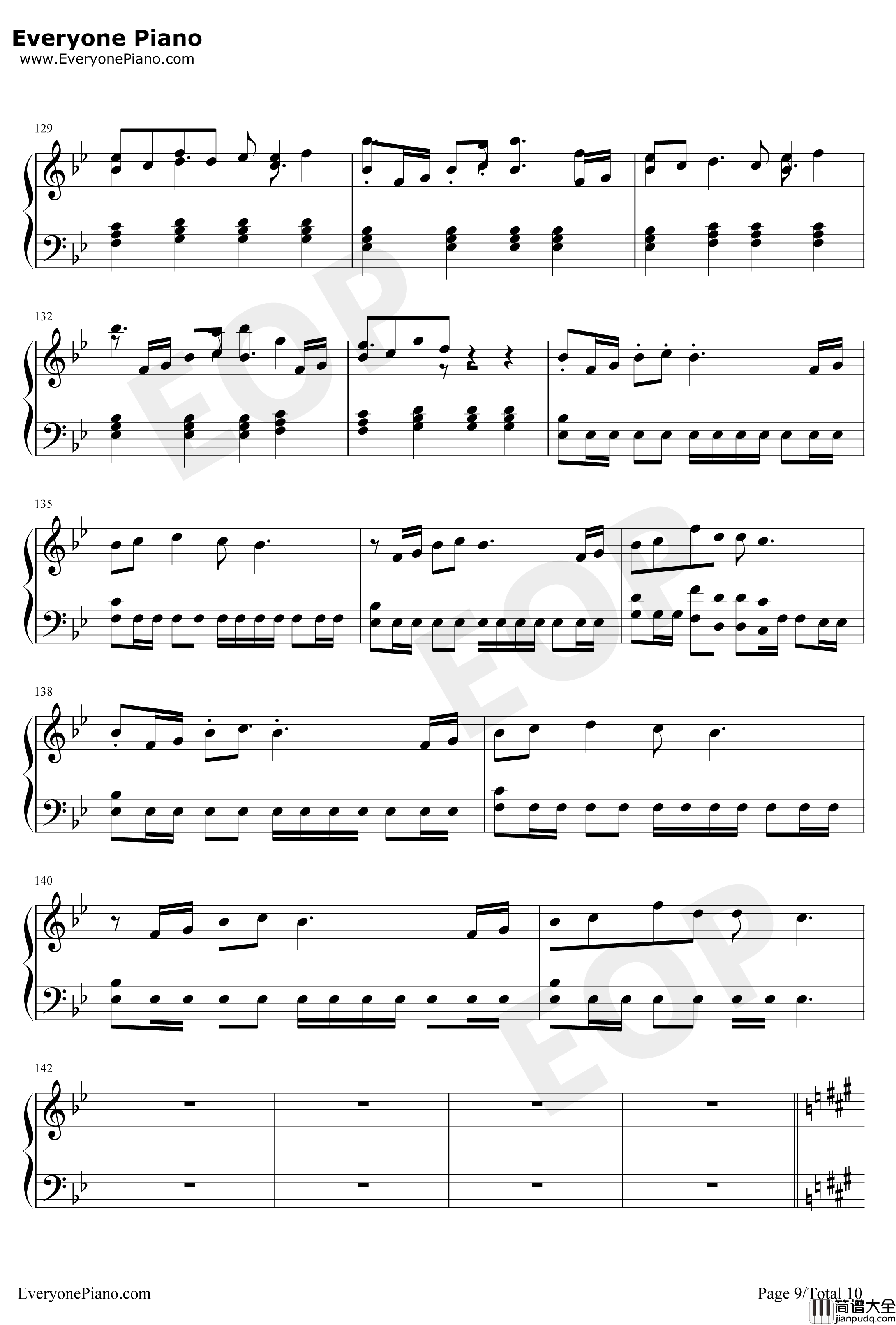 Congratulations钢琴谱_Pewdiepie