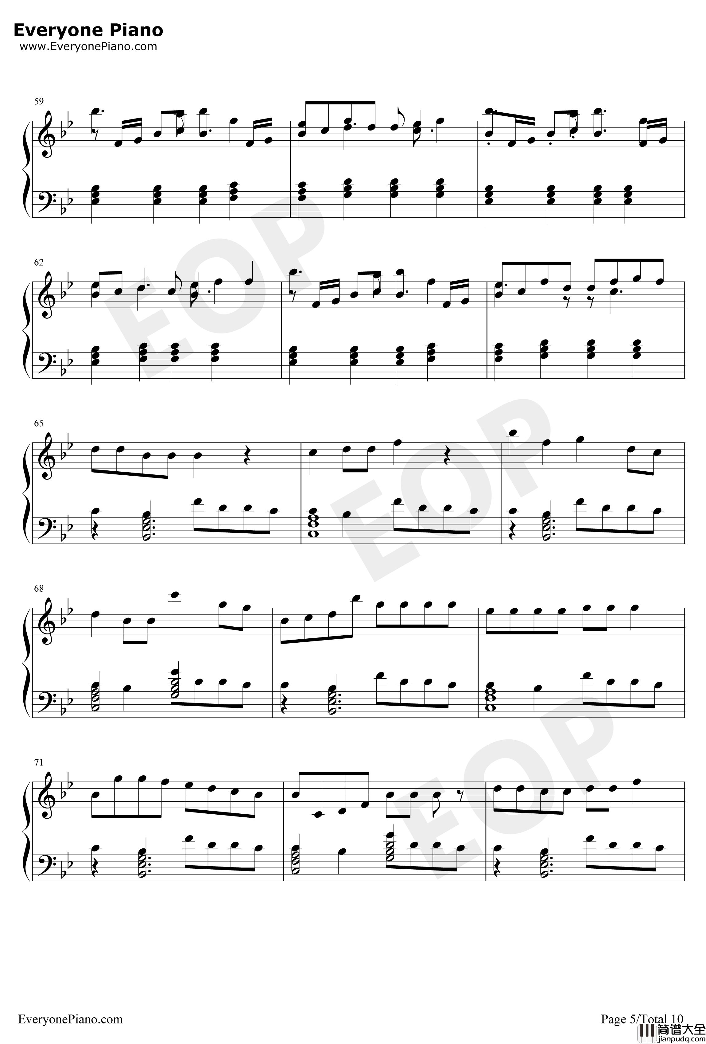 Congratulations钢琴谱_Pewdiepie