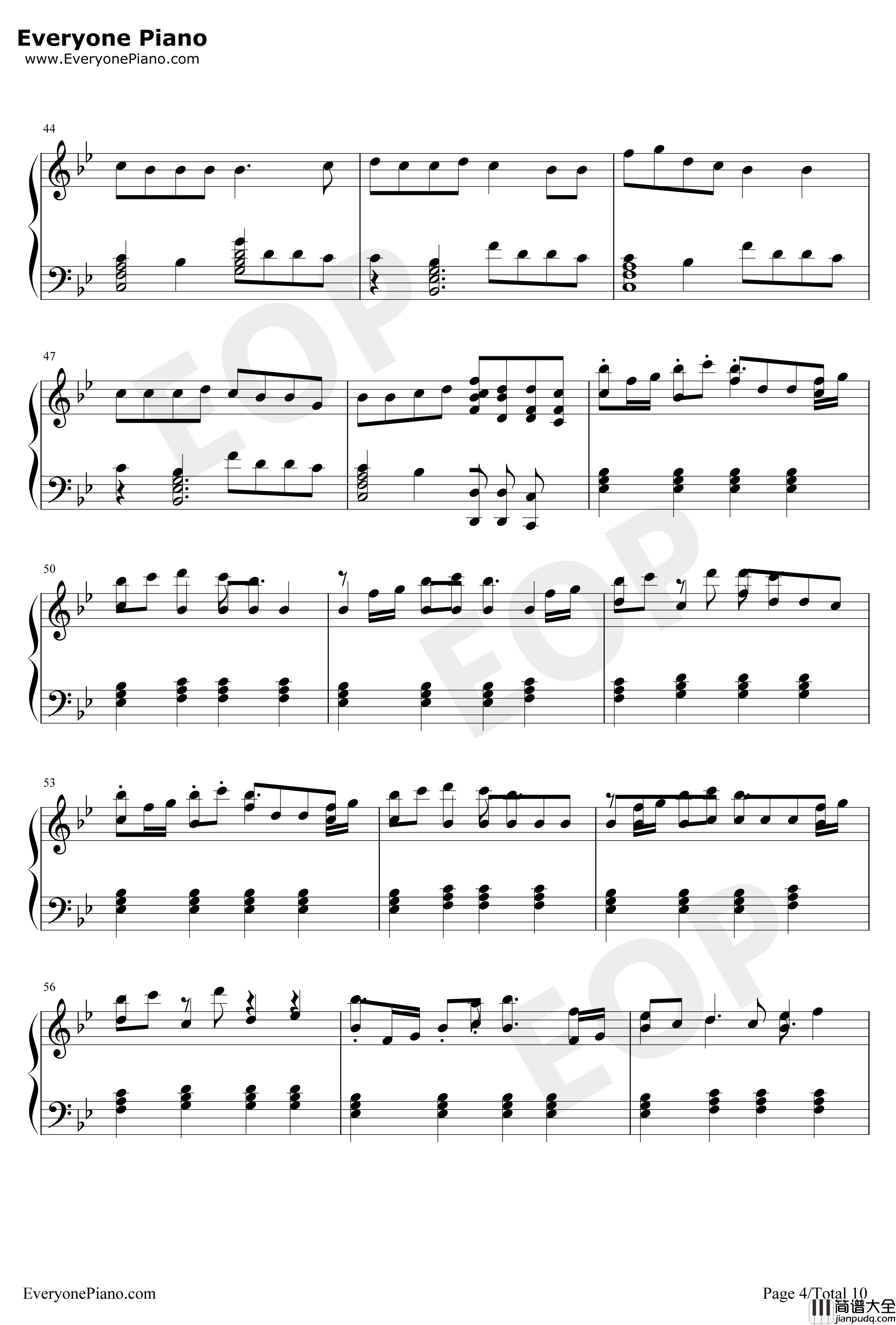 Congratulations钢琴谱_Pewdiepie