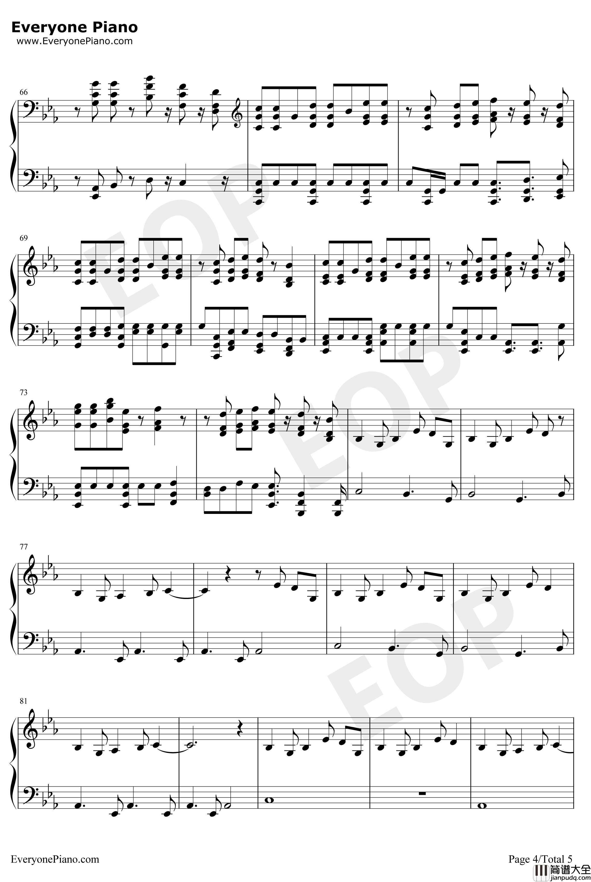 Cocoon钢琴谱_林友树_三角迷踪插曲