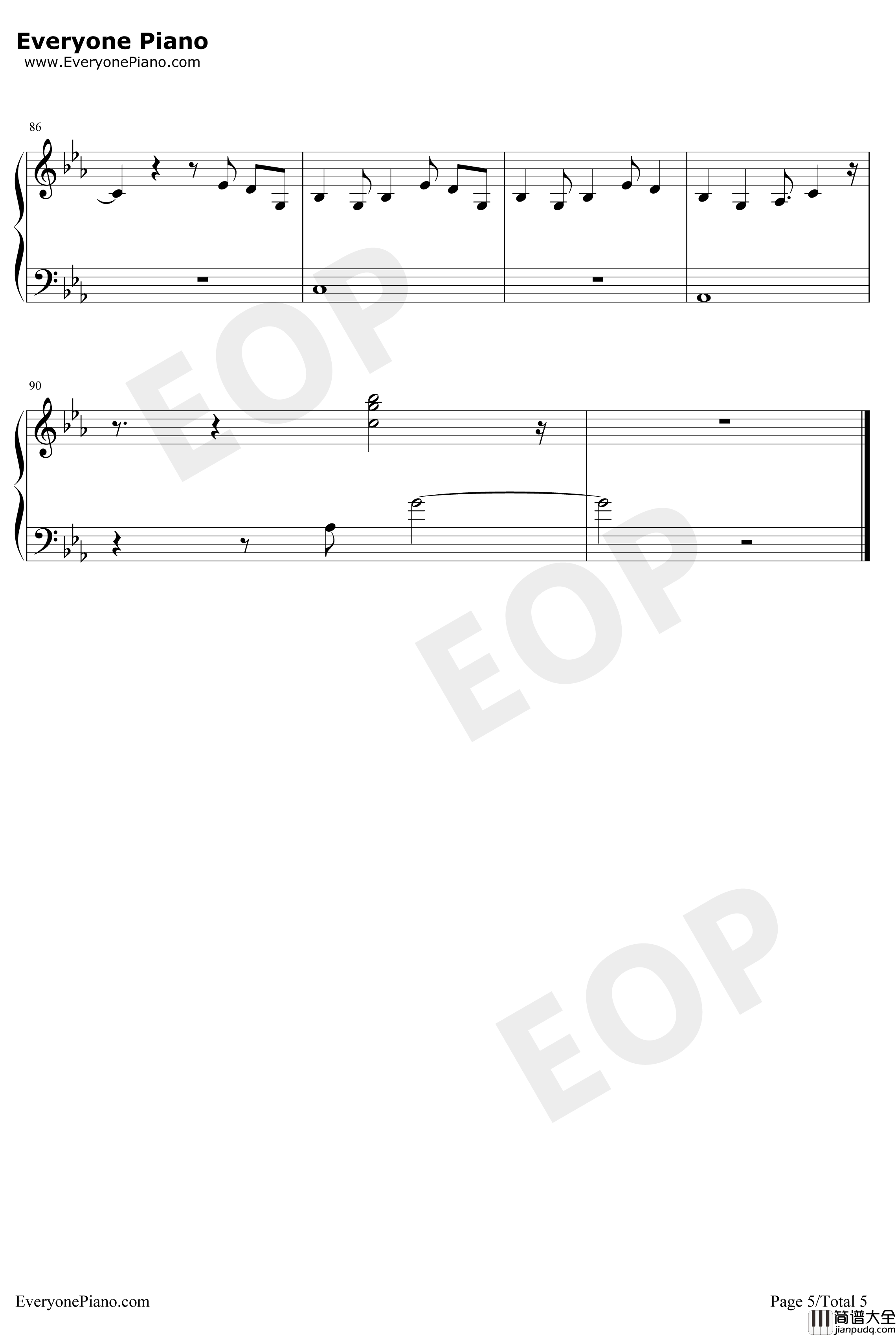 Cocoon钢琴谱_林友树_三角迷踪插曲