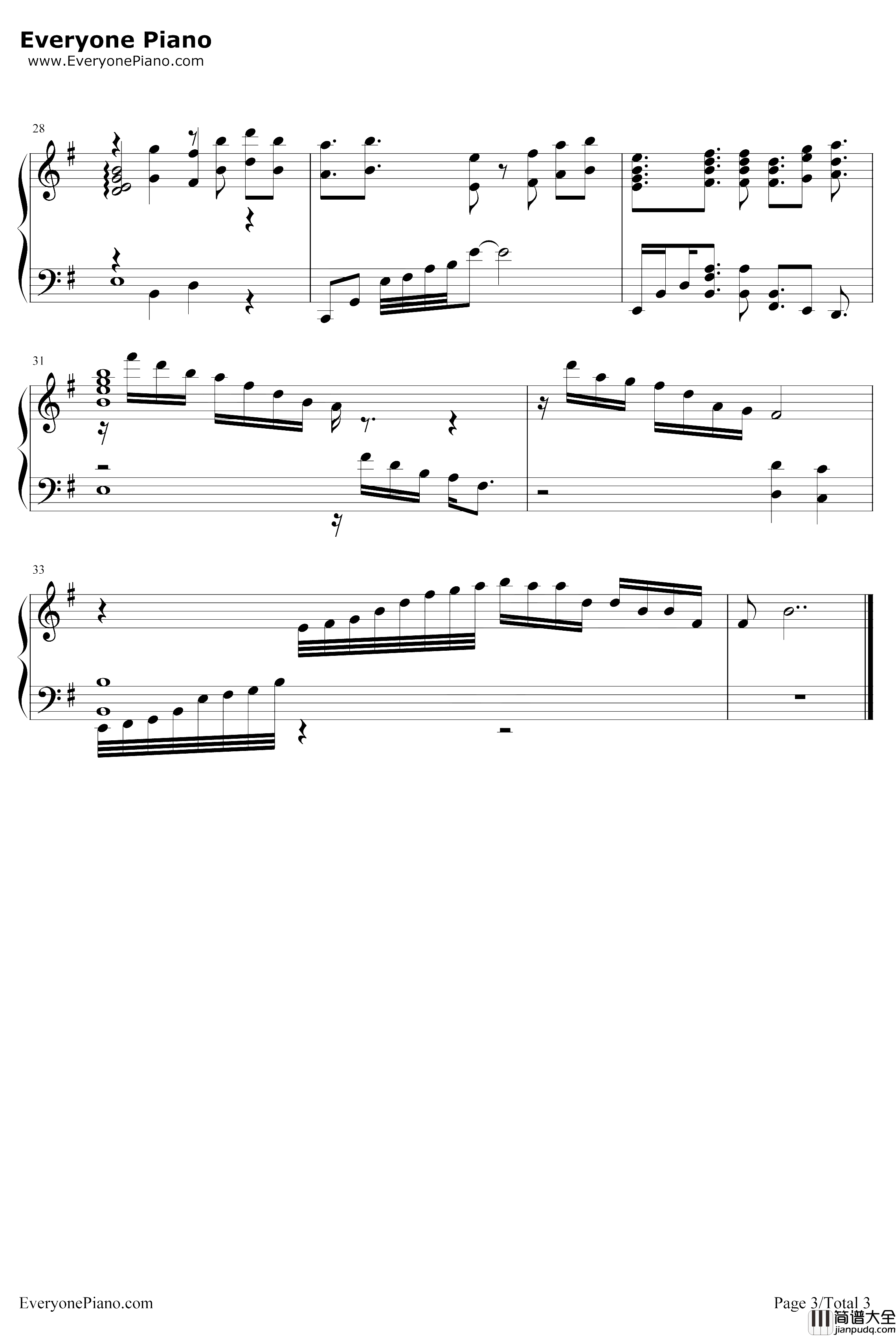 Rainy_Memory钢琴谱_Rabpit_Deemo游戏歌曲