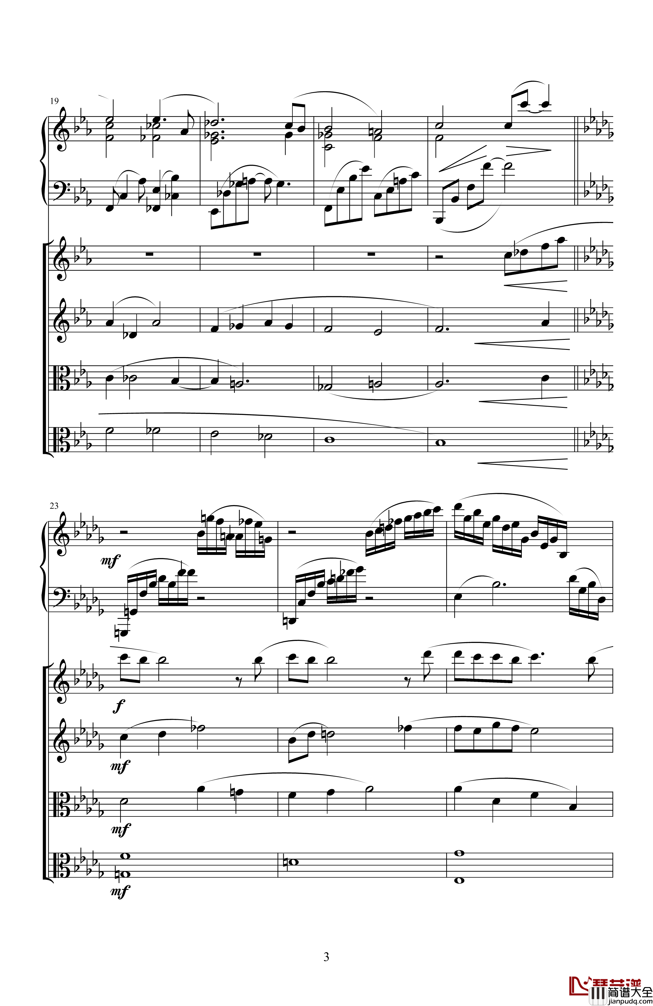 Piano_Quintet钢琴谱_天籁传声