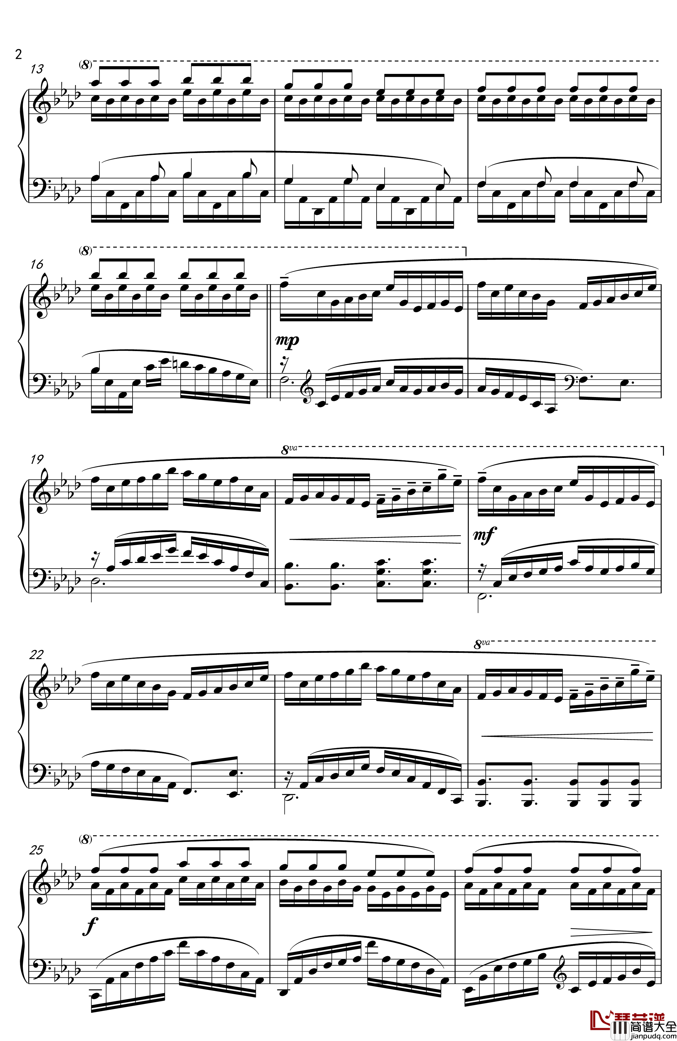 複製サレタ街钢琴谱_Copied_City_尼尔机械纪元