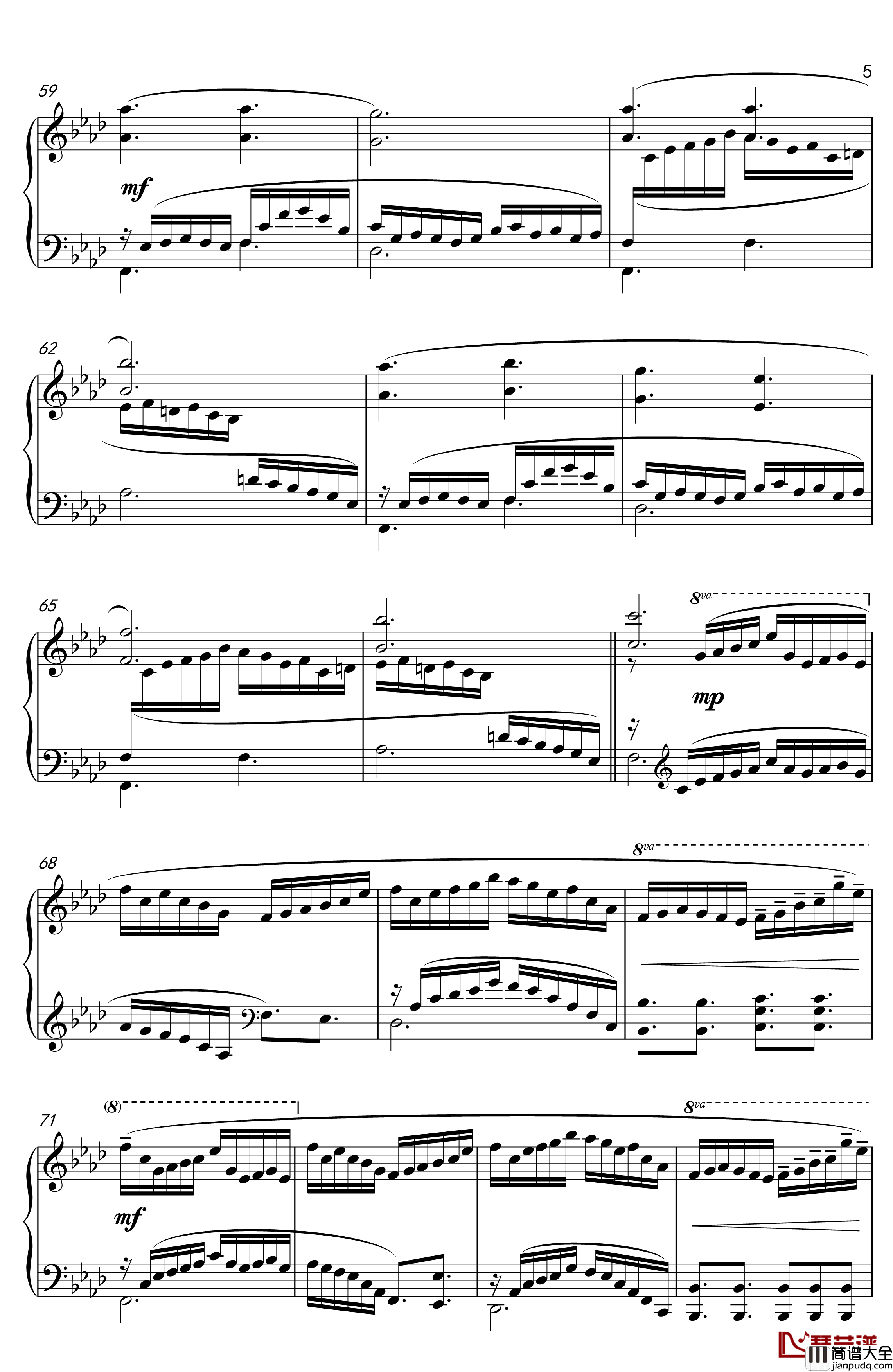 複製サレタ街钢琴谱_Copied_City_尼尔机械纪元