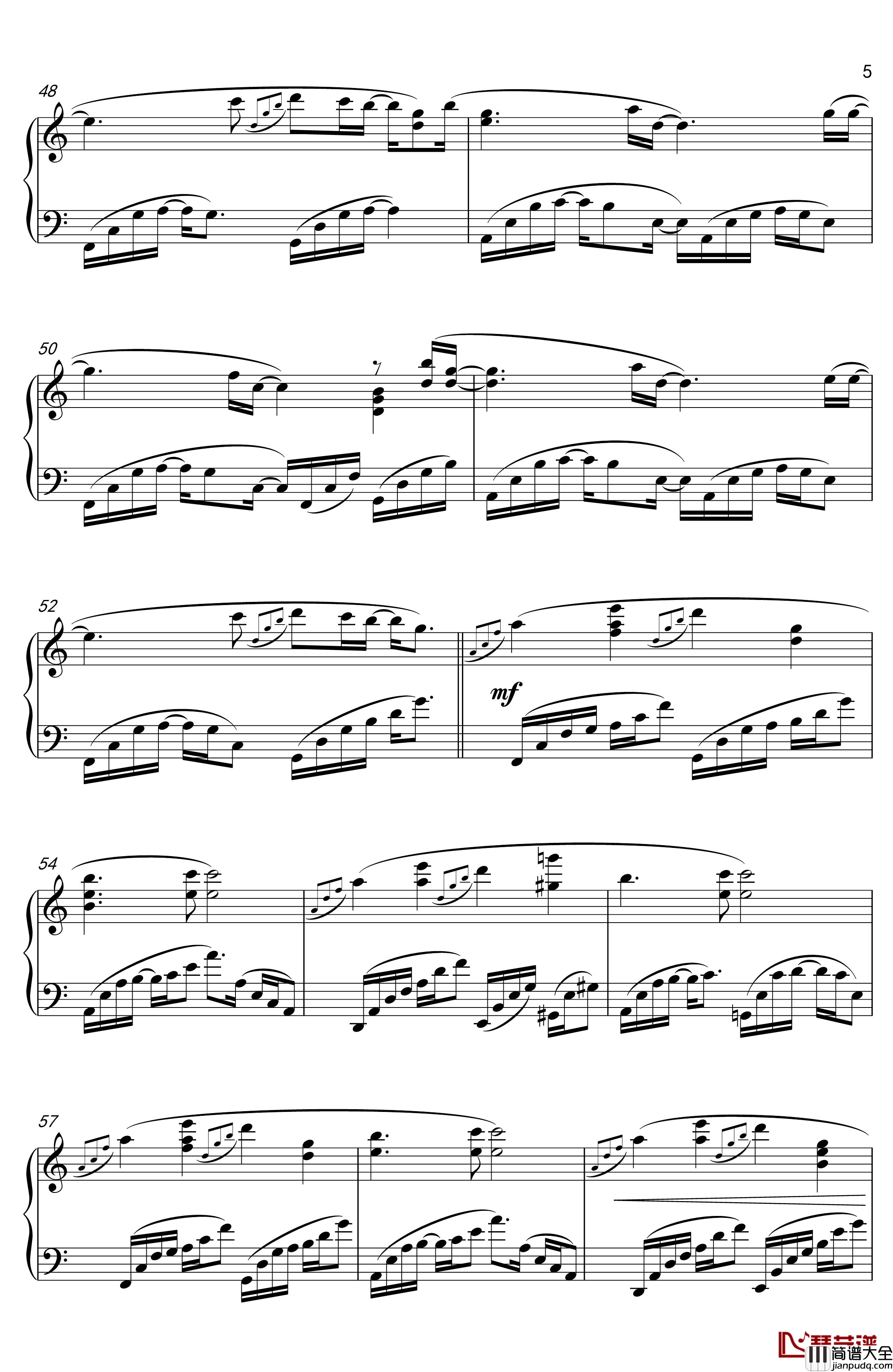 月景色钢琴谱_触手猴_VOCALOID