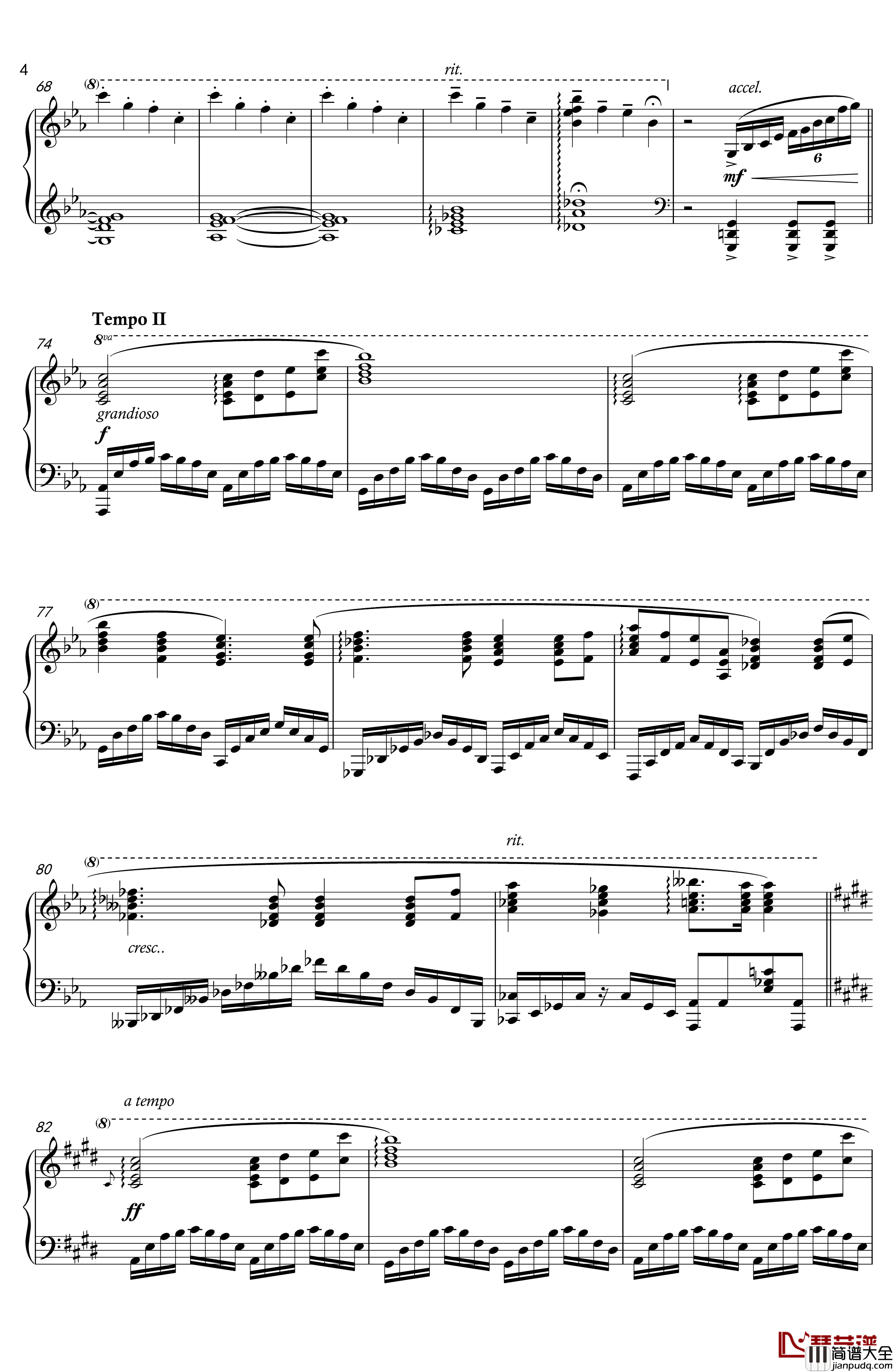 Apricot_Memory钢琴谱_触手猴原创