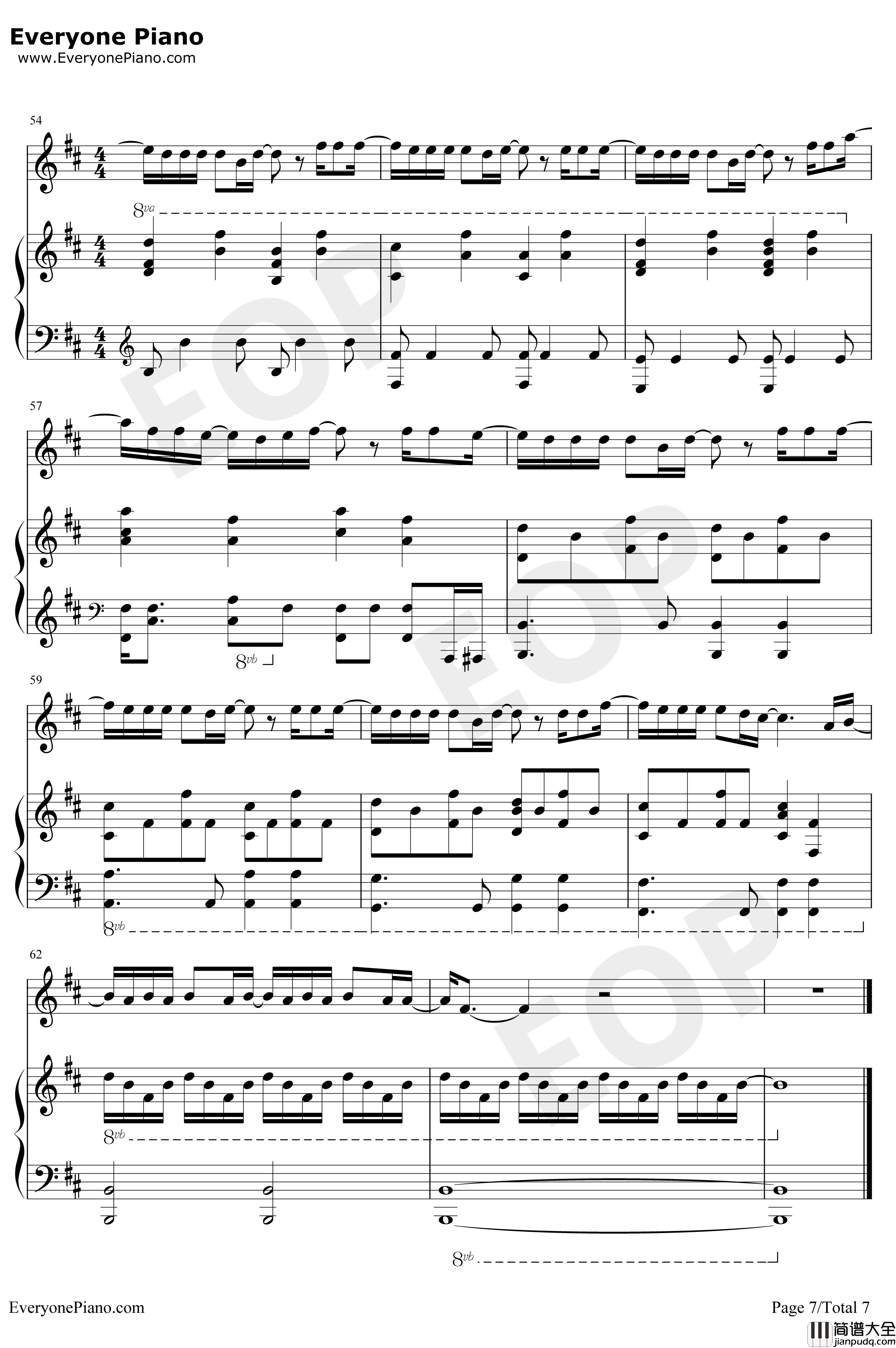 怎么说我不爱你钢琴谱___萧敬腾