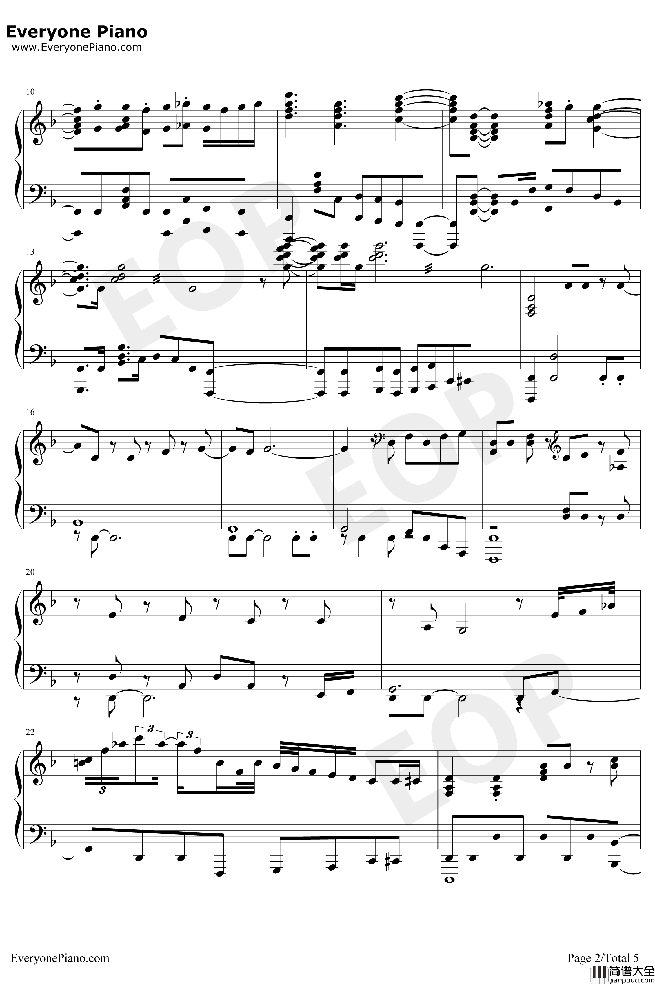 The_Other_Side_Of_The_Wall钢琴谱_Void_ChordsMARU_PrincessPrincipalOP