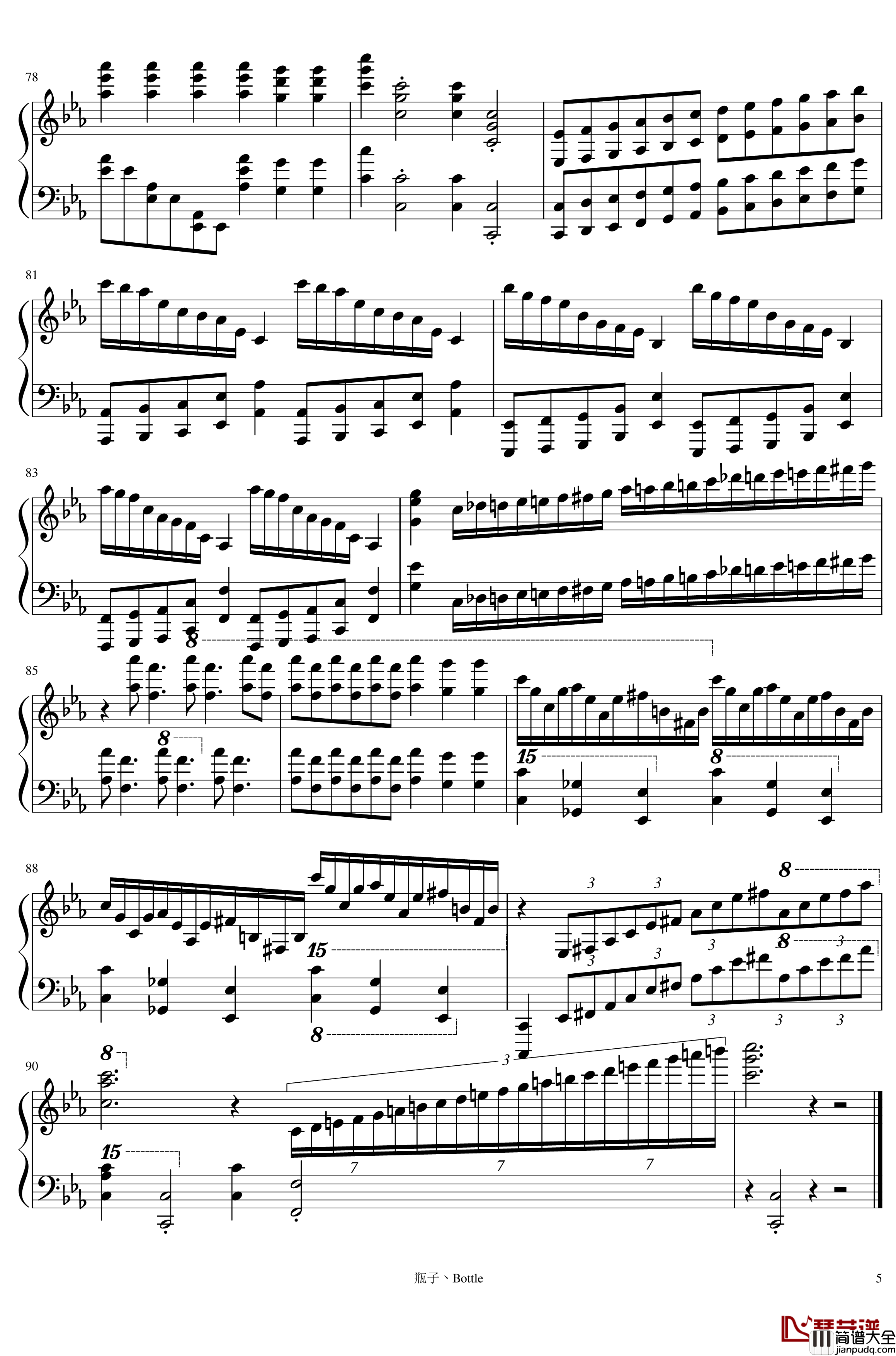 Game_of_Thrones钢琴谱_权力的游戏_马克西姆_Maksim·Mrvica