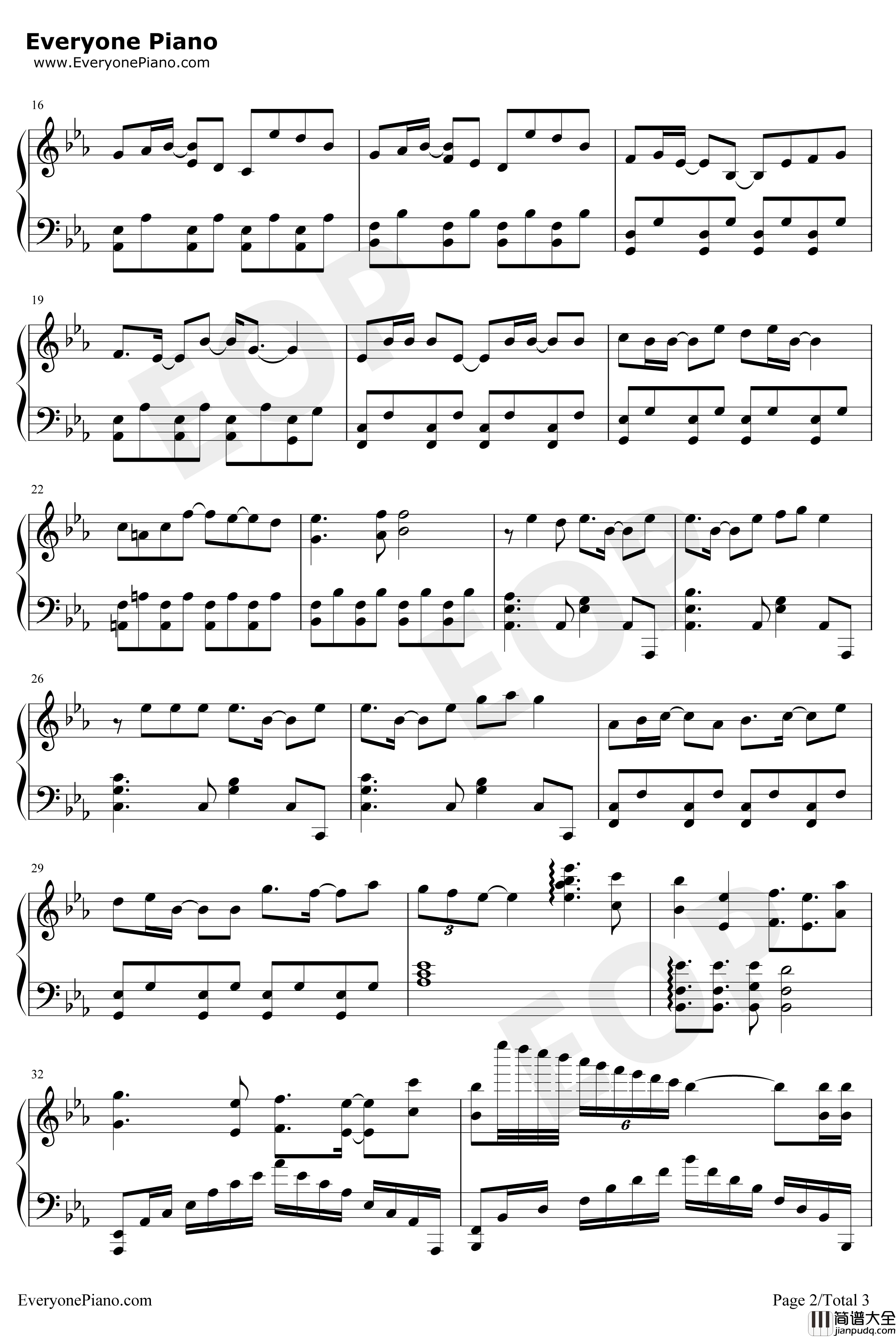 Tone钢琴谱_苍井翔太_一弦定音OP