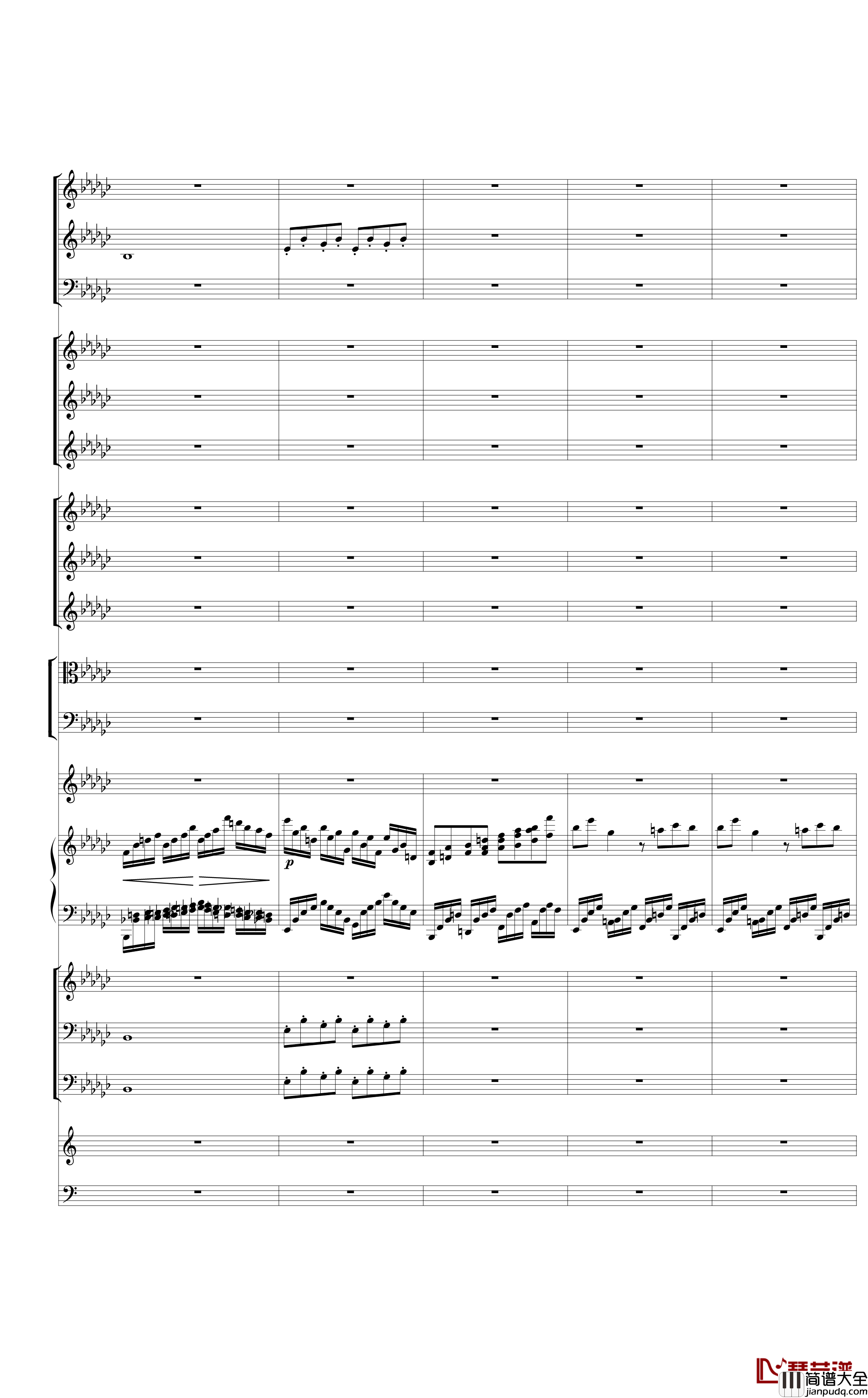 Piano_Concerto_No.3_in_E_Flat_minor,I钢琴谱_热情而辉煌