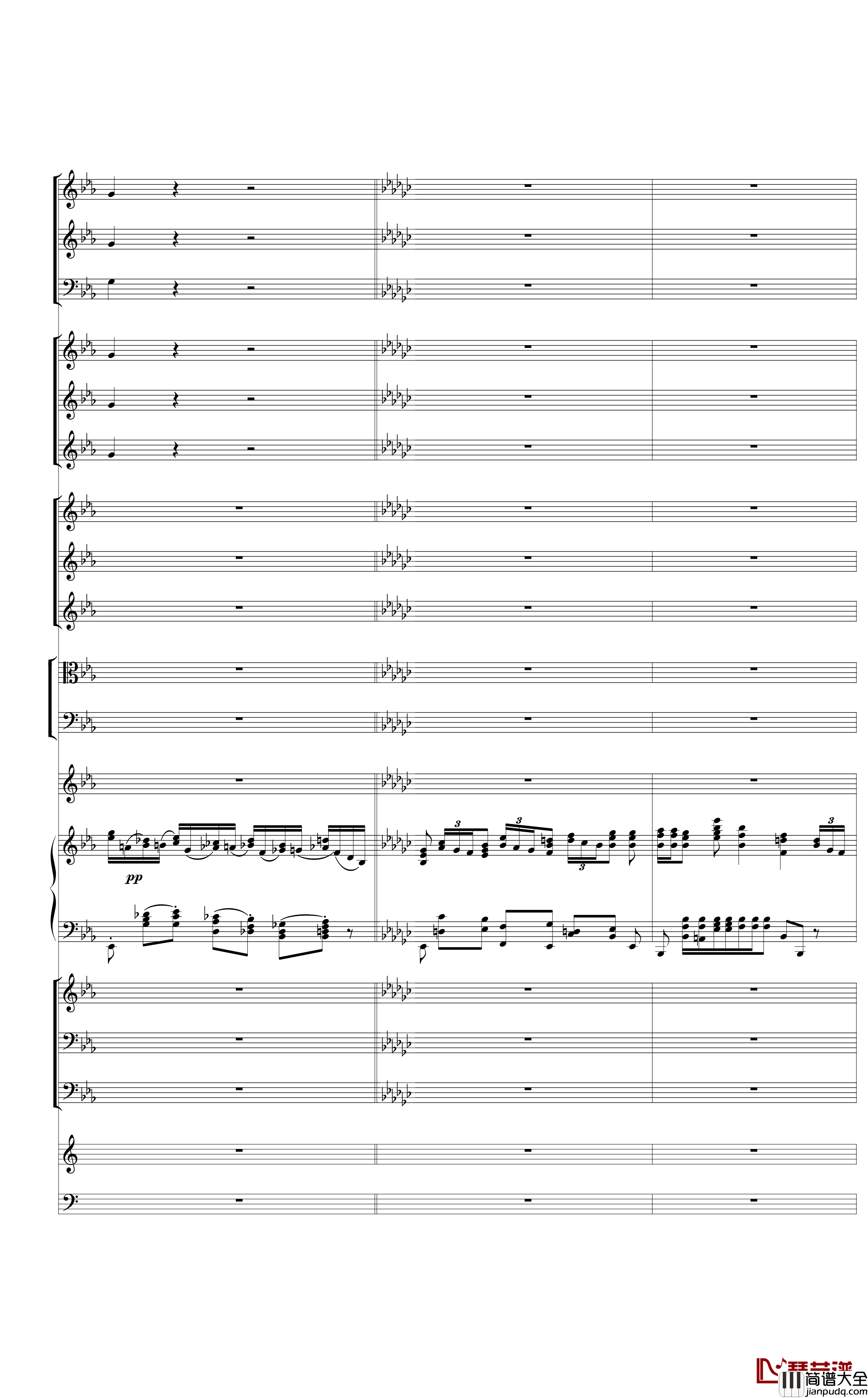 Piano_Concerto_No.3_in_E_Flat_minor,I钢琴谱_热情而辉煌