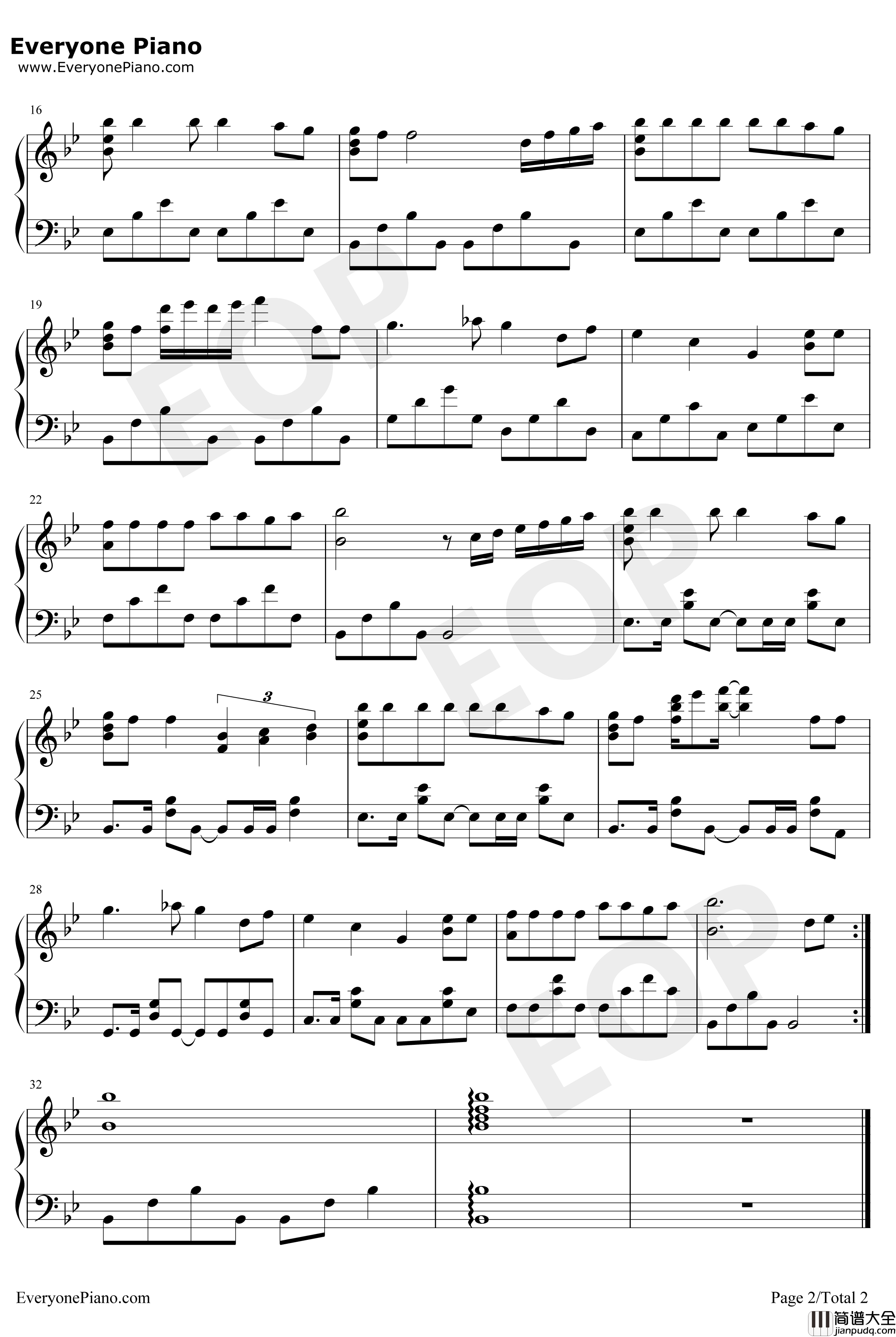 咪咪流浪记钢琴谱_改编版_沢田亜矢子