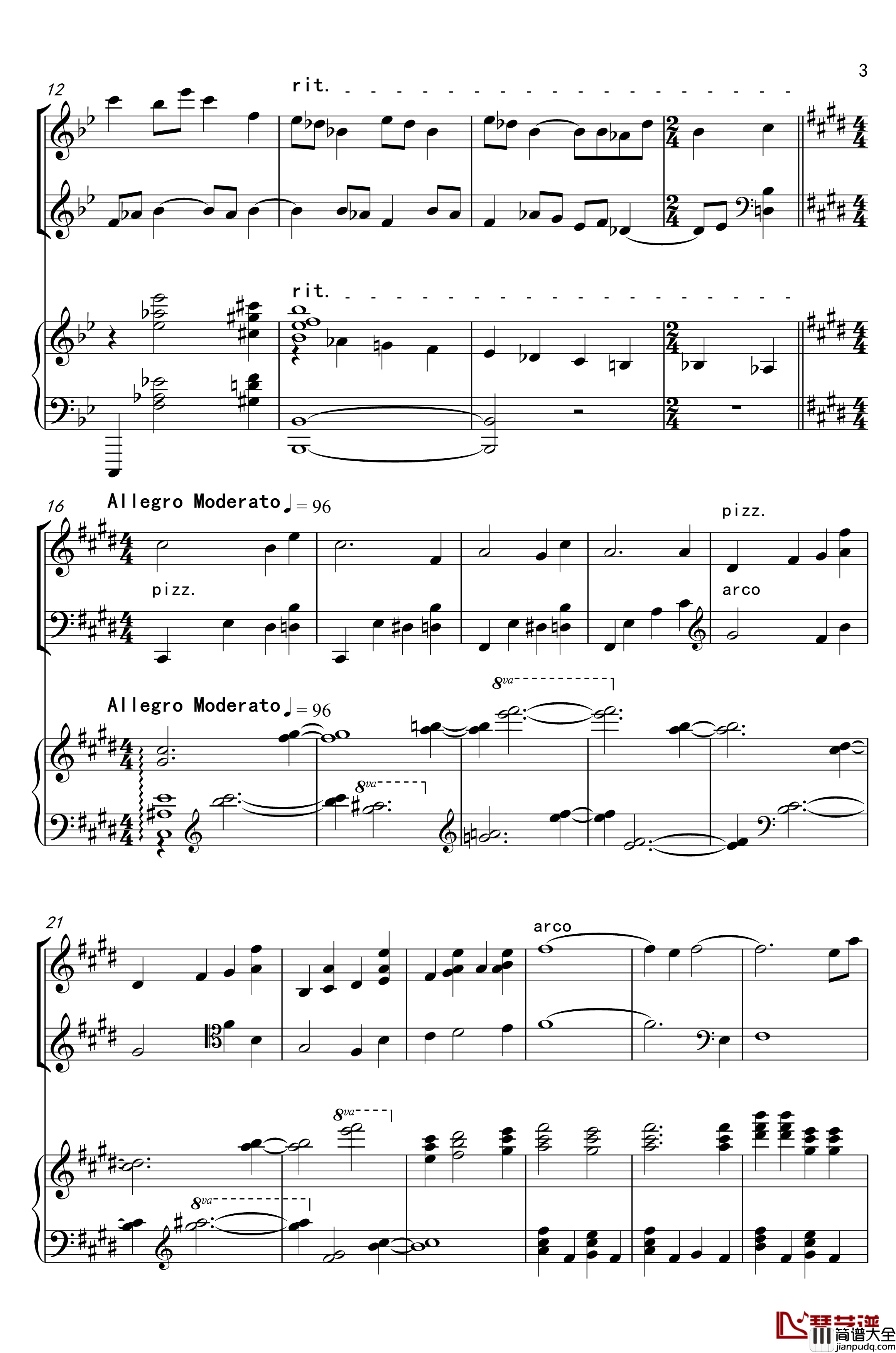 piano_trio钢琴谱_lbg