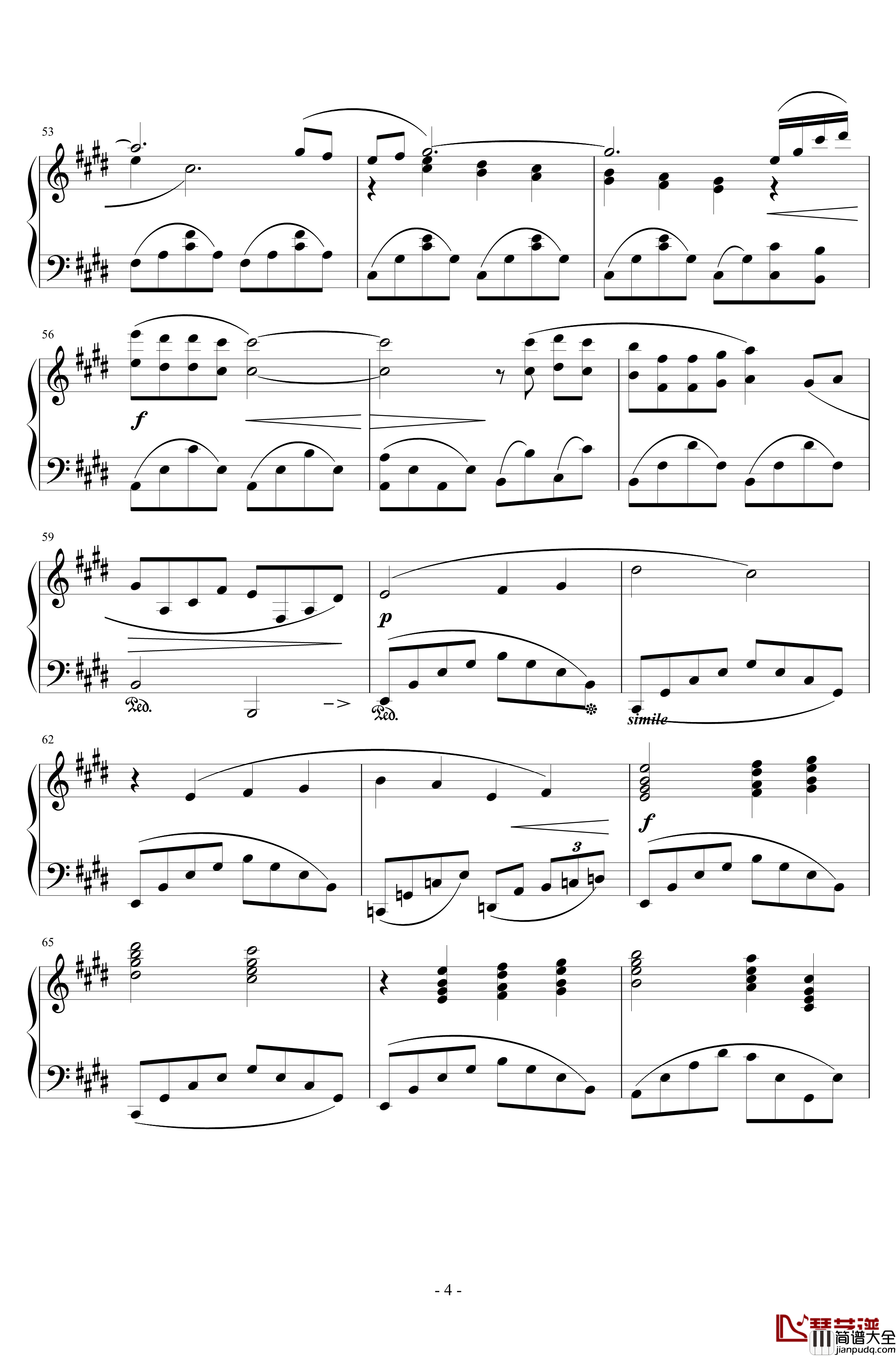 Main_Theme_of_Final_Fantasy_VII钢琴谱_浜口史郎