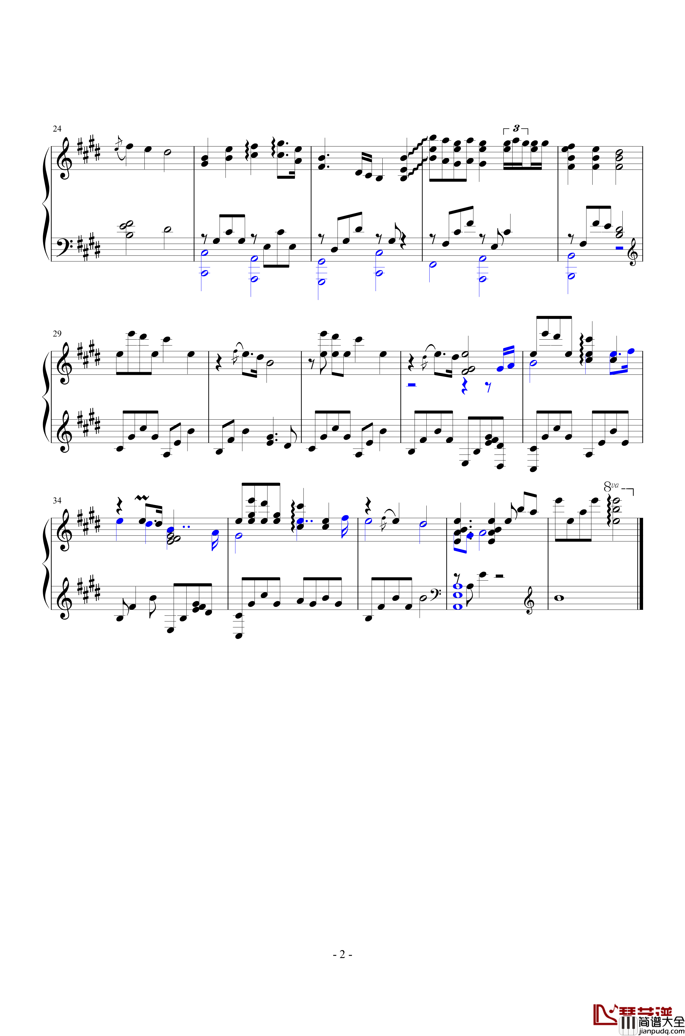 想いの寄り方は不均钢琴谱_未来日记_加藤達也