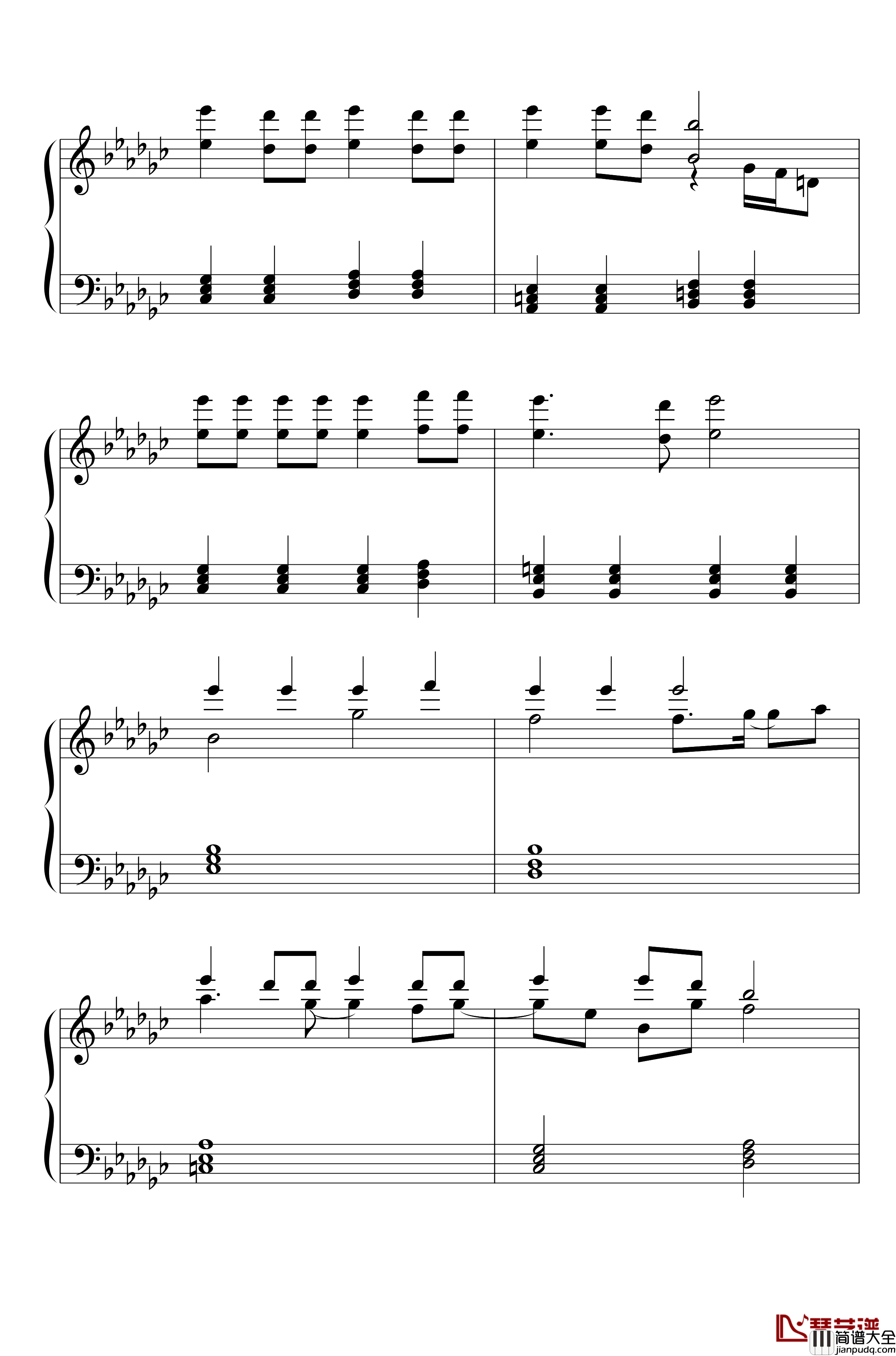 灰姑娘的笼子钢琴谱_东方永夜抄_东方project_~_Kagome