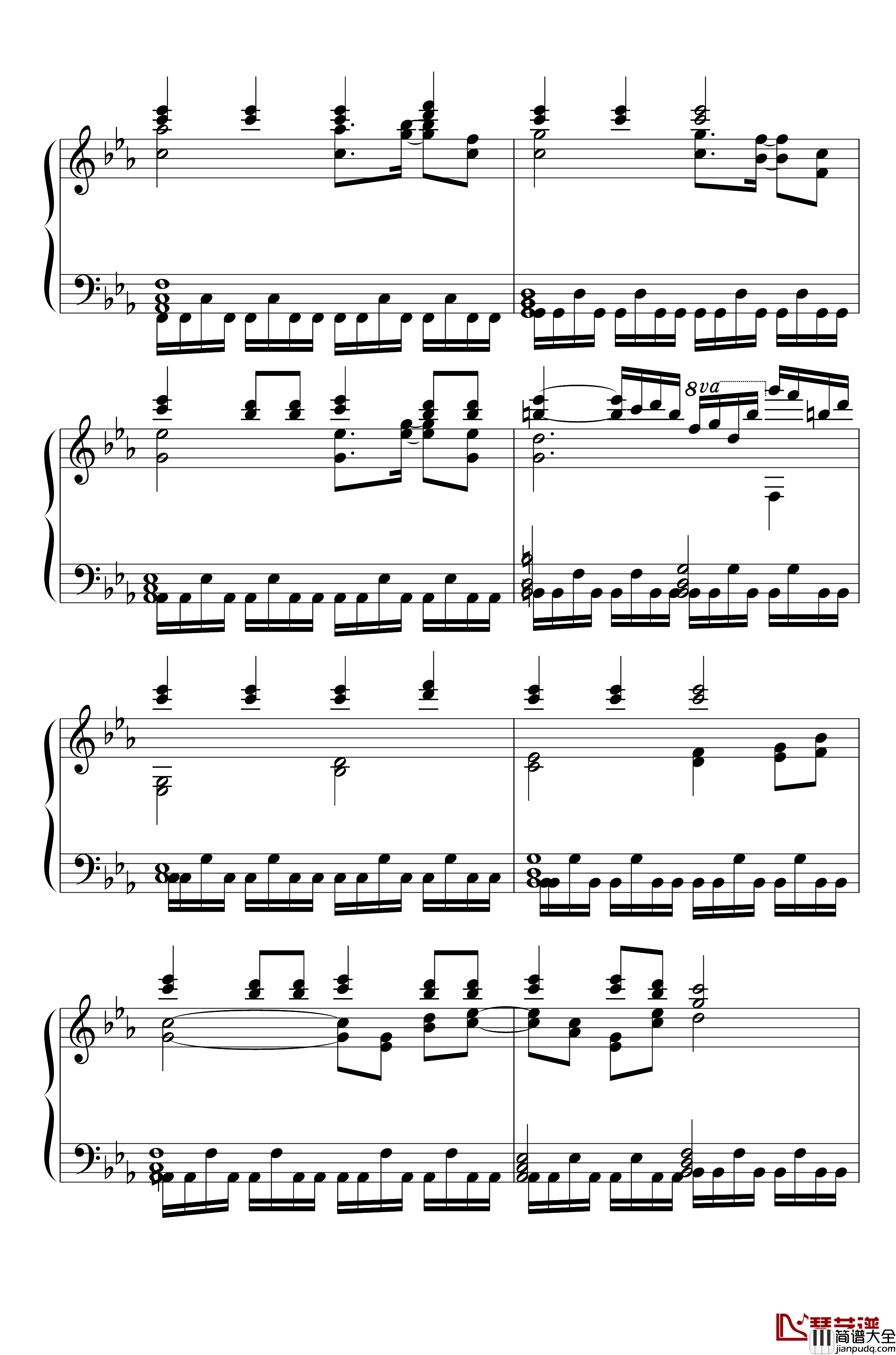 灰姑娘的笼子钢琴谱_东方永夜抄_东方project_~_Kagome