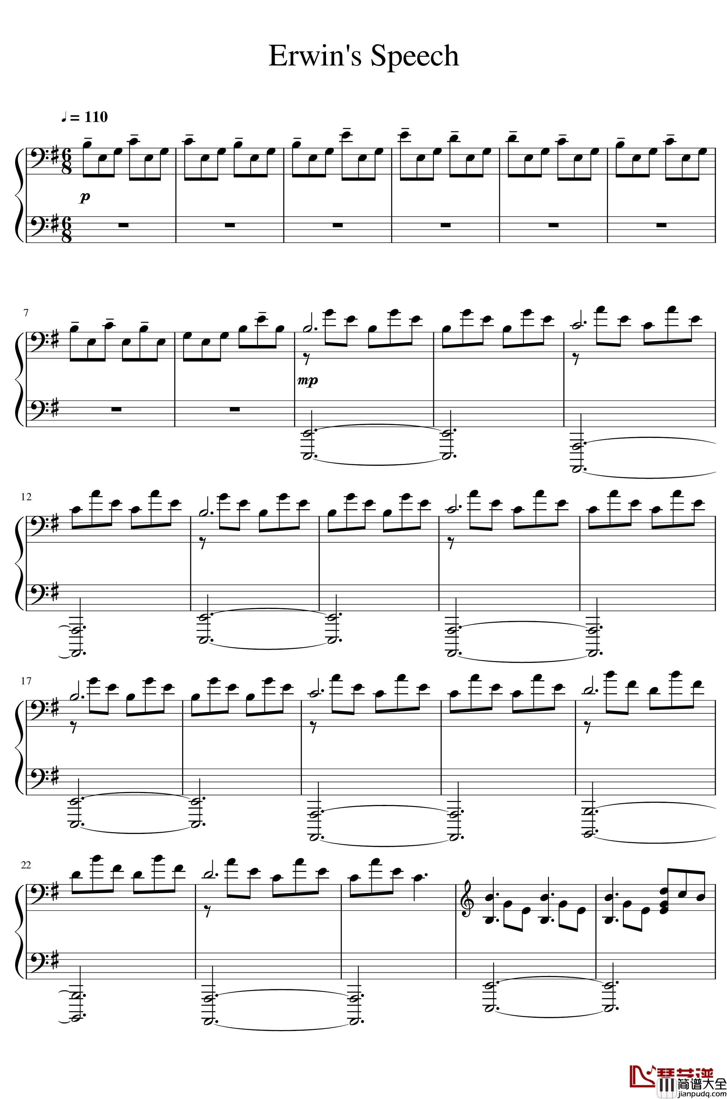 团长的演讲bgm钢琴谱_进击的巨人ED_进击的巨人第三季16话