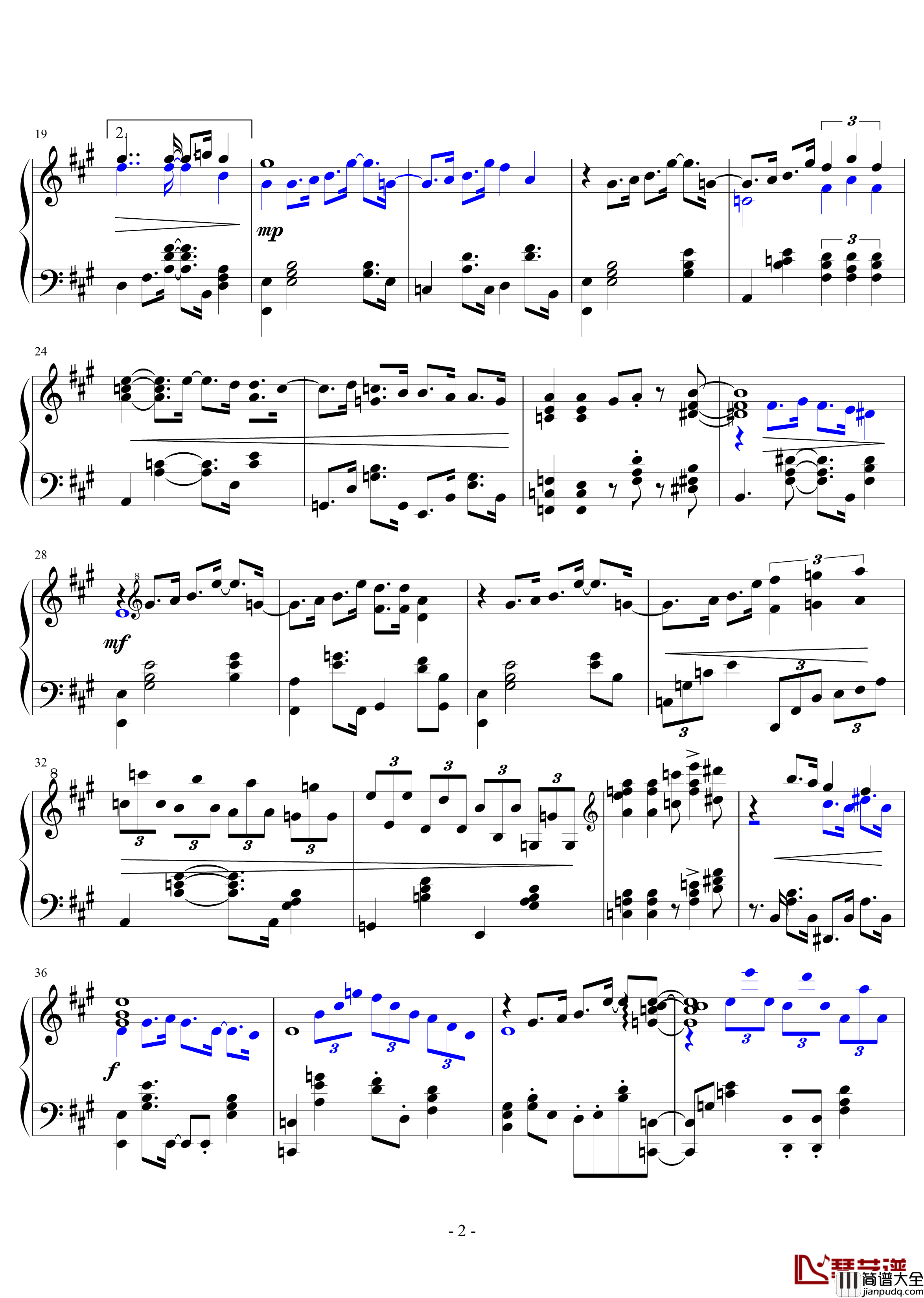 空島主題曲钢琴谱_前往新世界_王者之喆